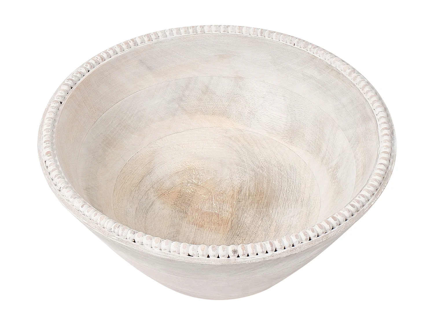 Lot de 3 bols décoratifs TANTA Bois de manguier Marron clair