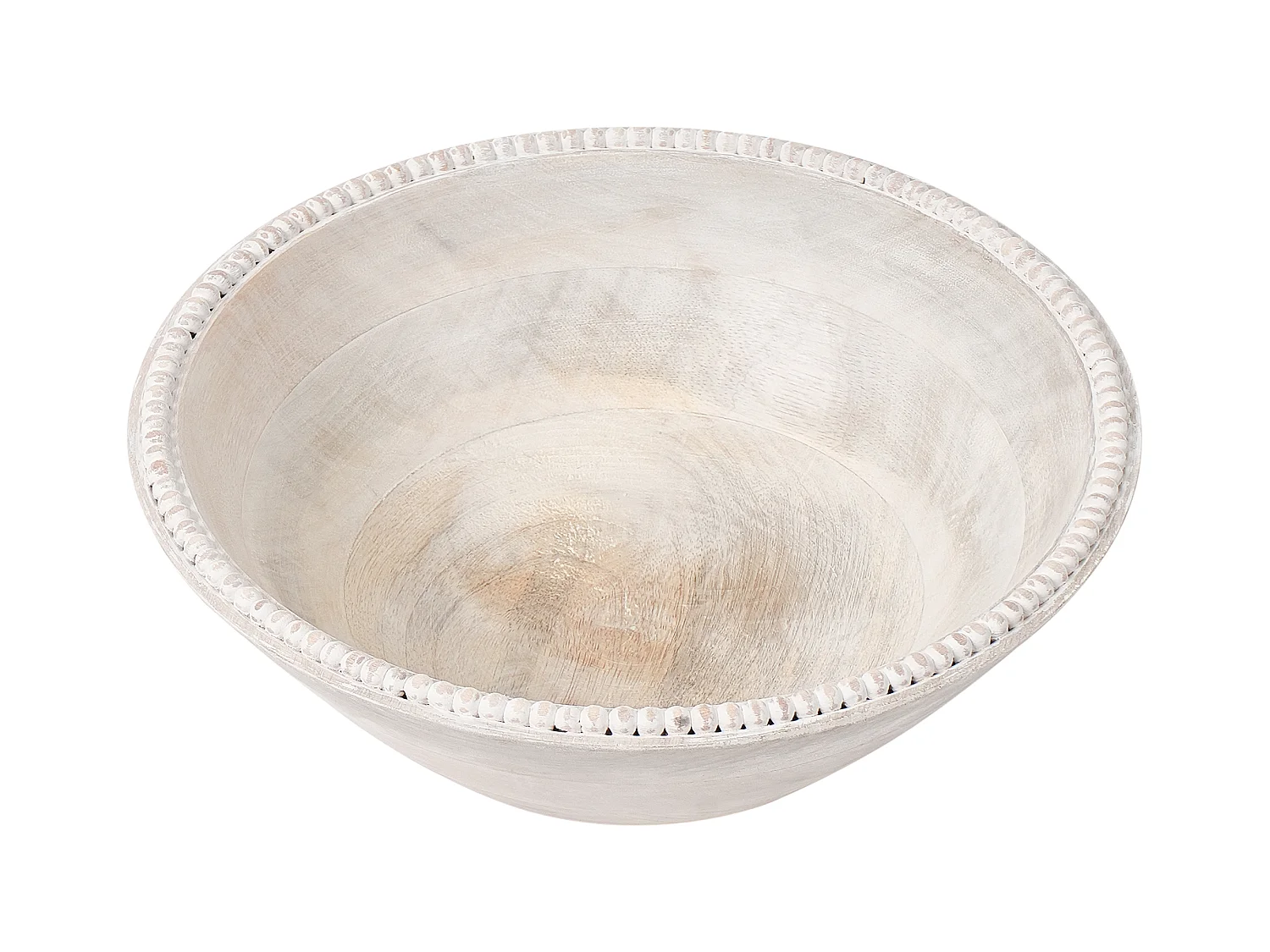 Lot de 3 bols décoratifs TANTA Bois de manguier Marron clair