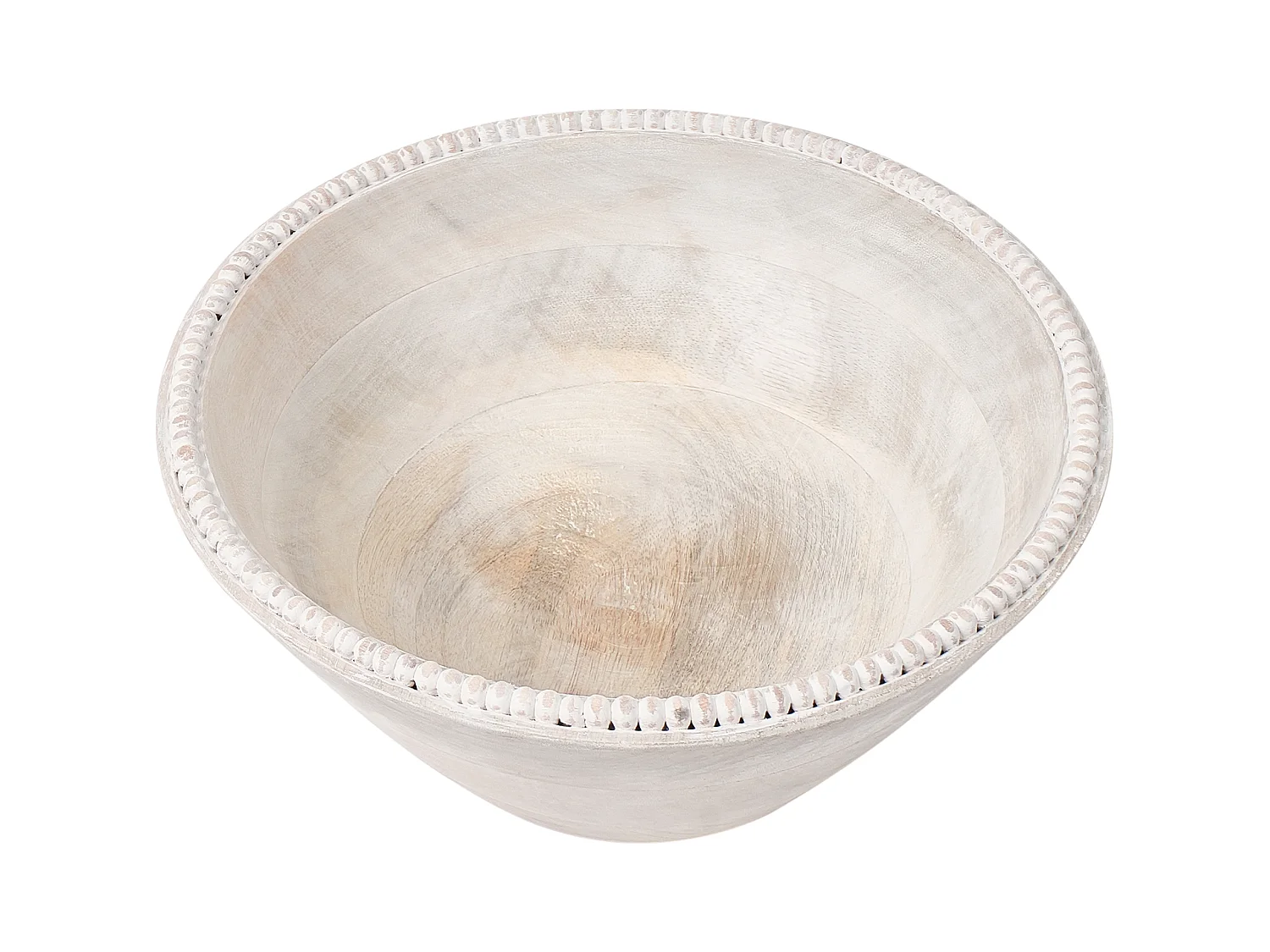 Lot de 3 bols décoratifs TANTA Bois de manguier Marron clair