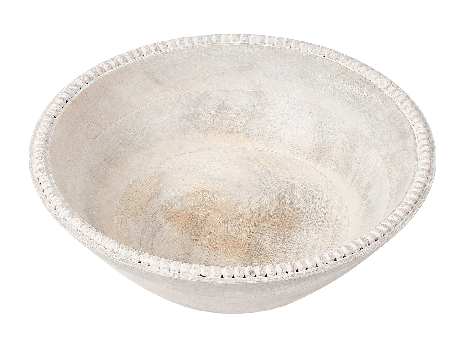 Lot de 3 bols décoratifs TANTA Bois de manguier Marron clair