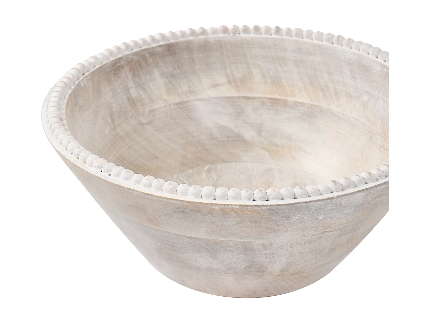 Lot de 3 bols décoratifs TANTA Bois de manguier Marron clair