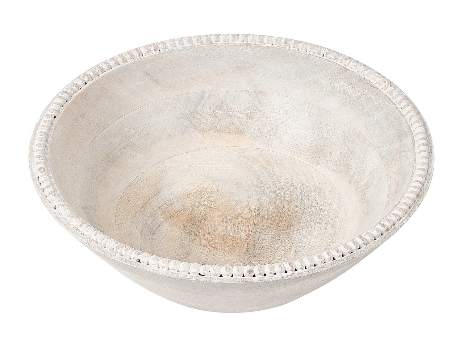 Lot de 3 bols décoratifs TANTA Bois de manguier Marron clair