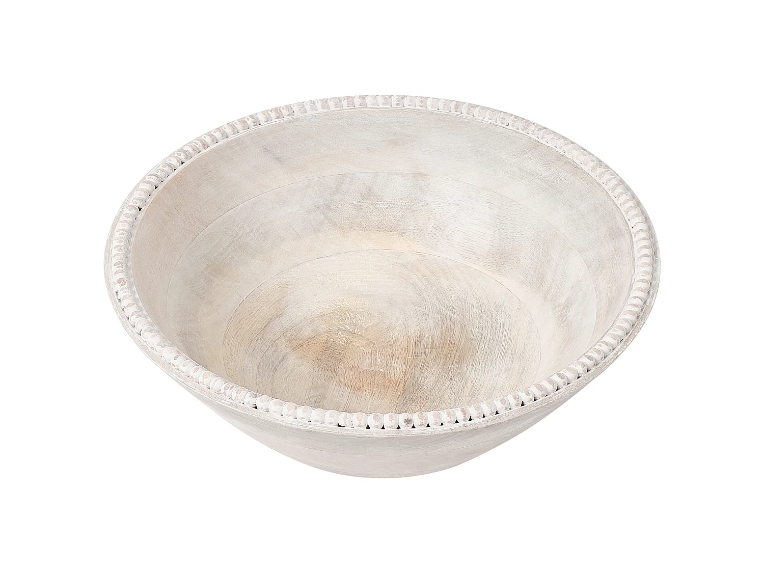 Lot de 3 bols décoratifs TANTA Bois de manguier Marron clair