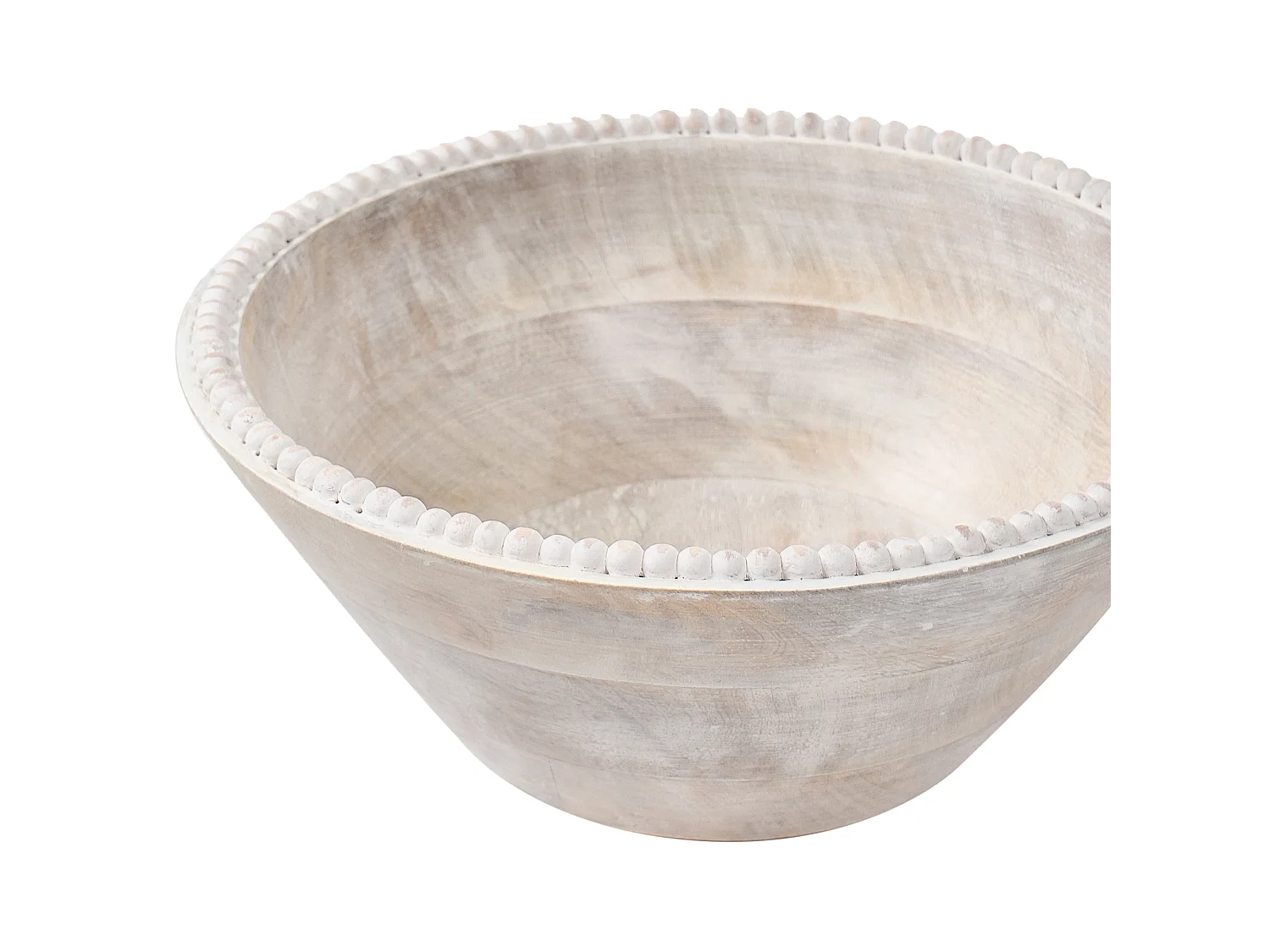 Lot de 3 bols décoratifs TANTA Bois de manguier Marron clair