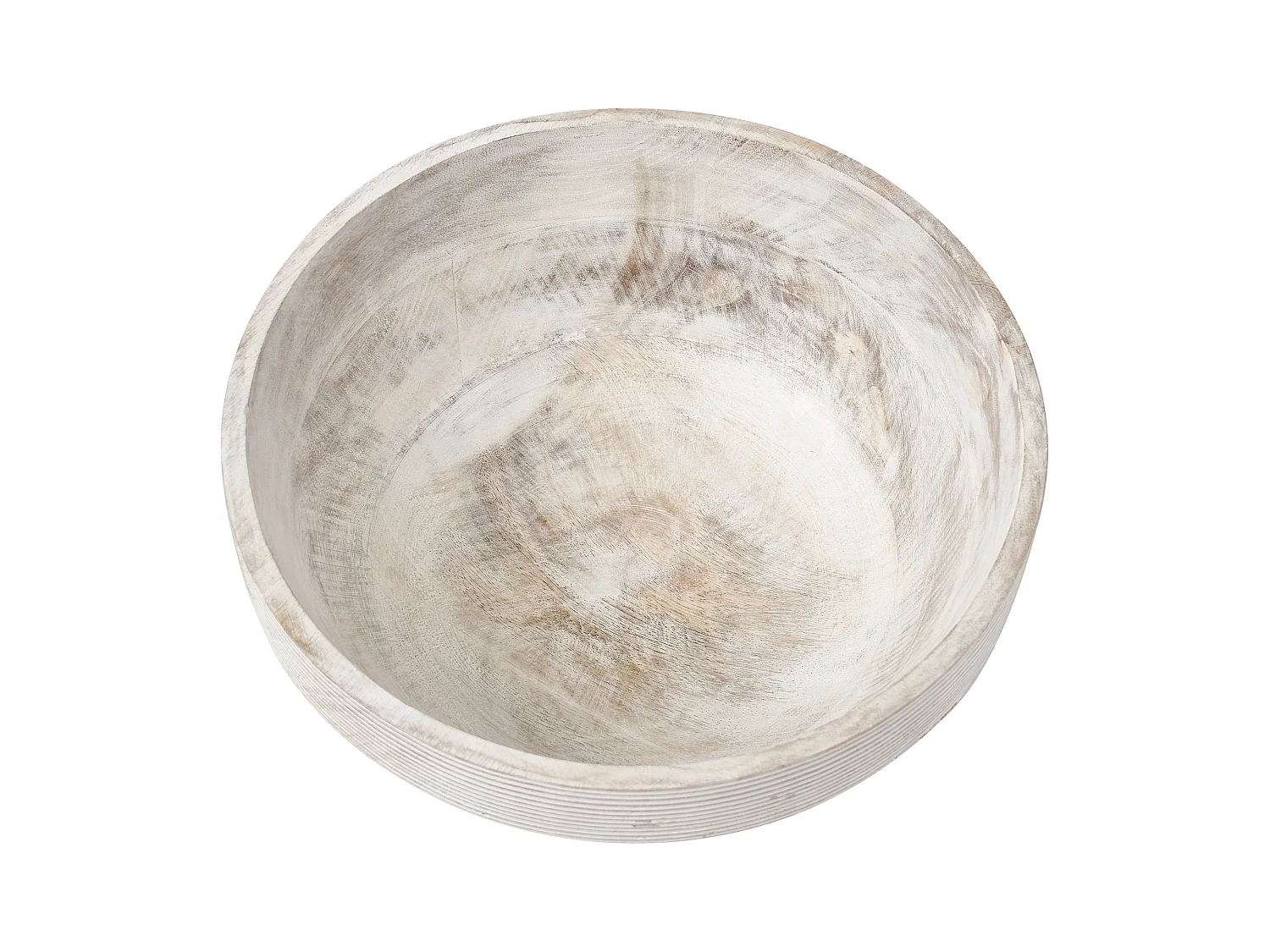 Lot de 2 bols décoratifs MINYA Bois de manguier Marron clair