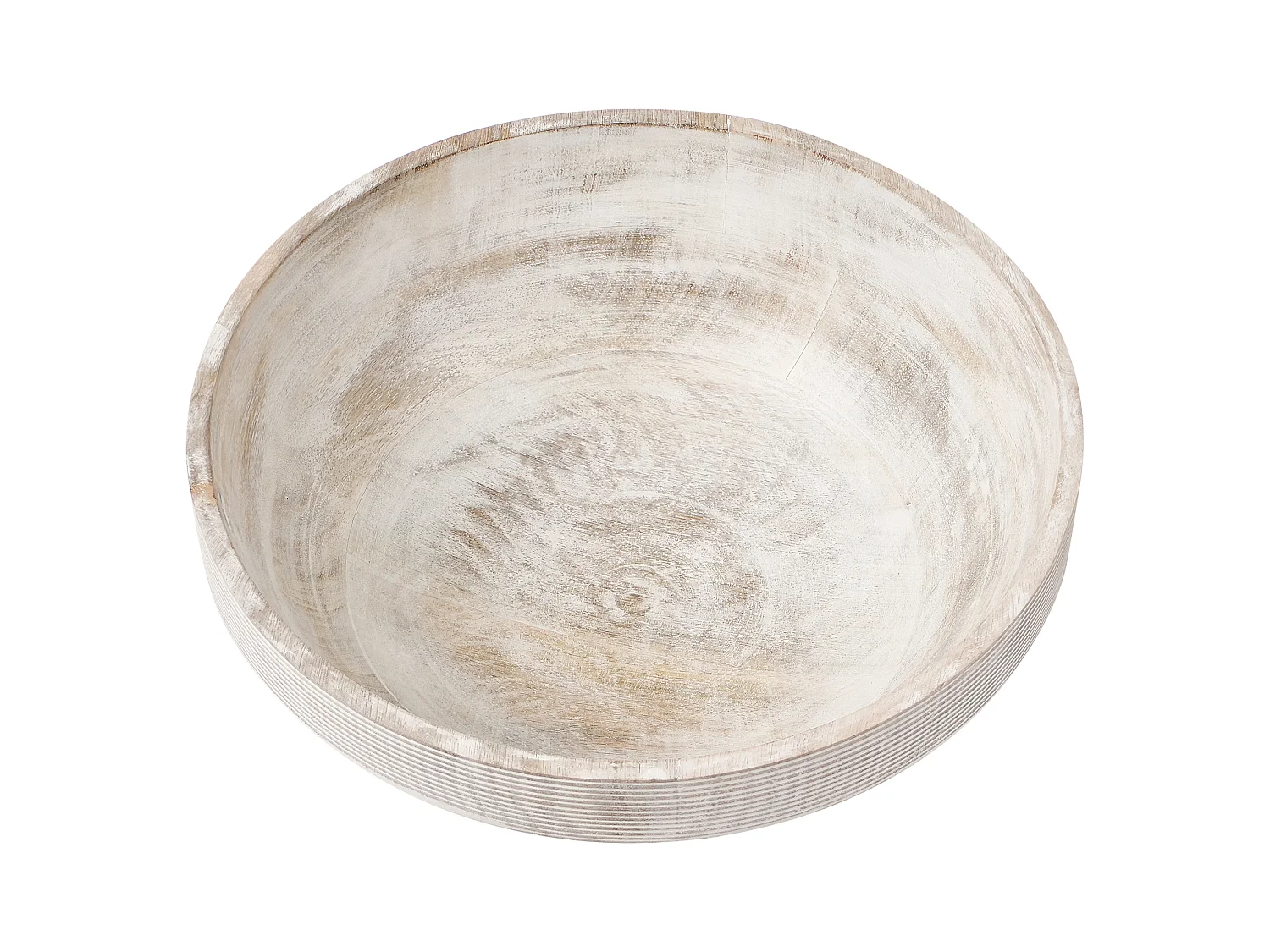 Lot de 2 bols décoratifs MINYA Bois de manguier Marron clair