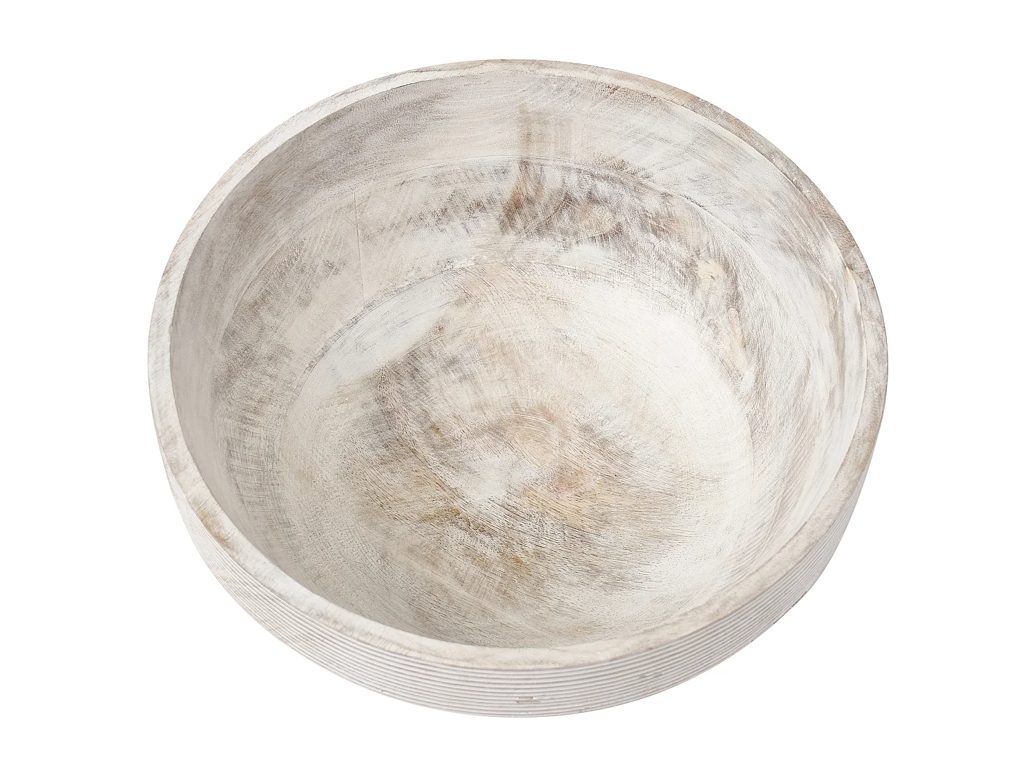 Lot de 2 bols décoratifs MINYA Bois de manguier Marron clair