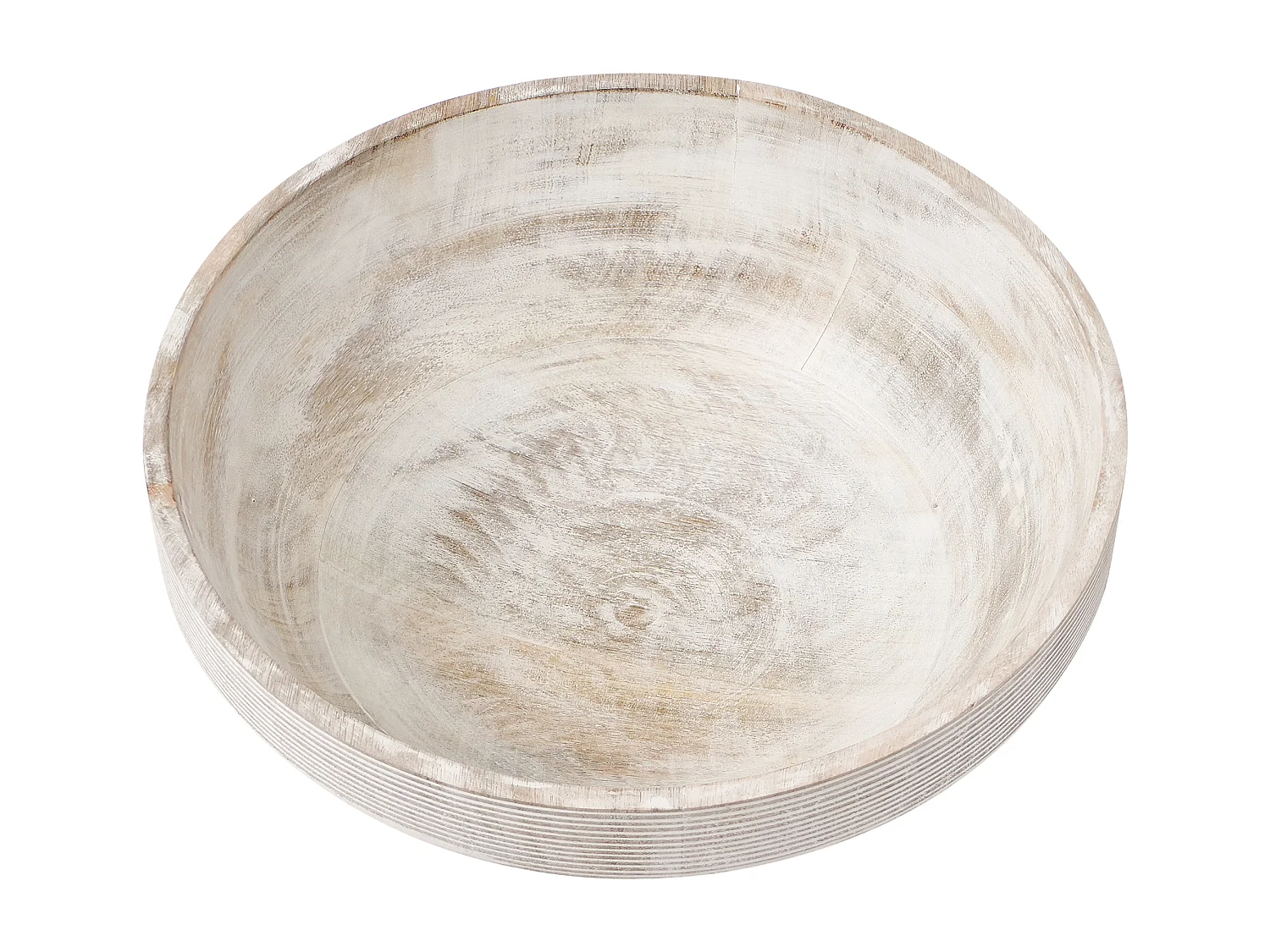 Lot de 2 bols décoratifs MINYA Bois de manguier Marron clair