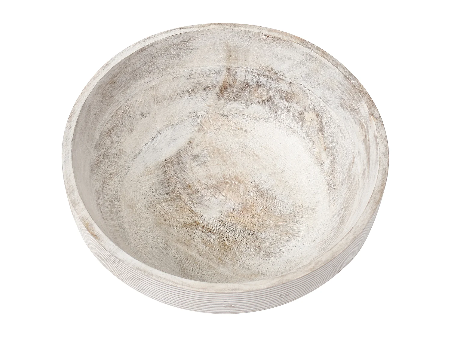 Lot de 2 bols décoratifs MINYA Bois de manguier Marron clair