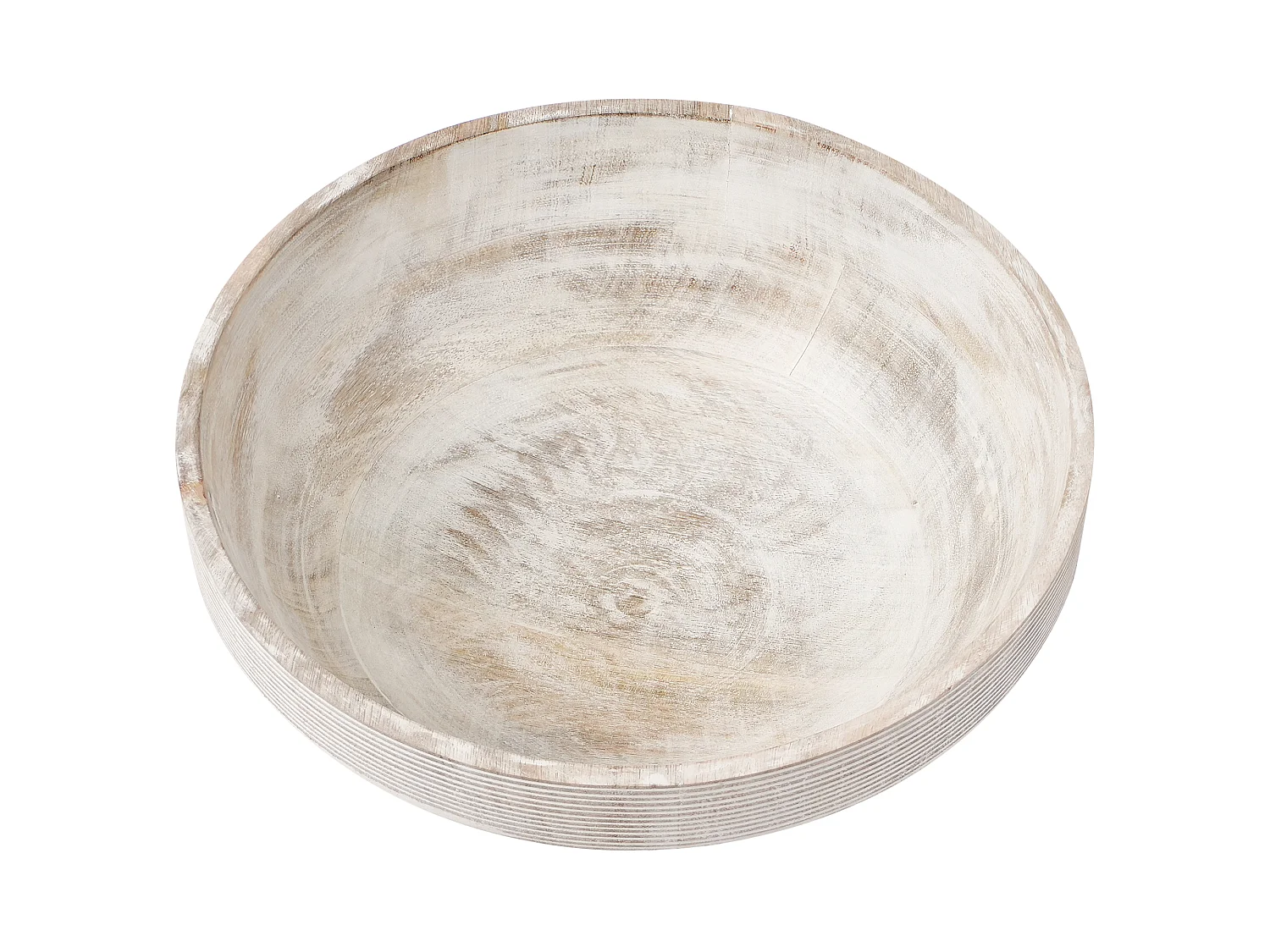 Lot de 2 bols décoratifs MINYA Bois de manguier Marron clair