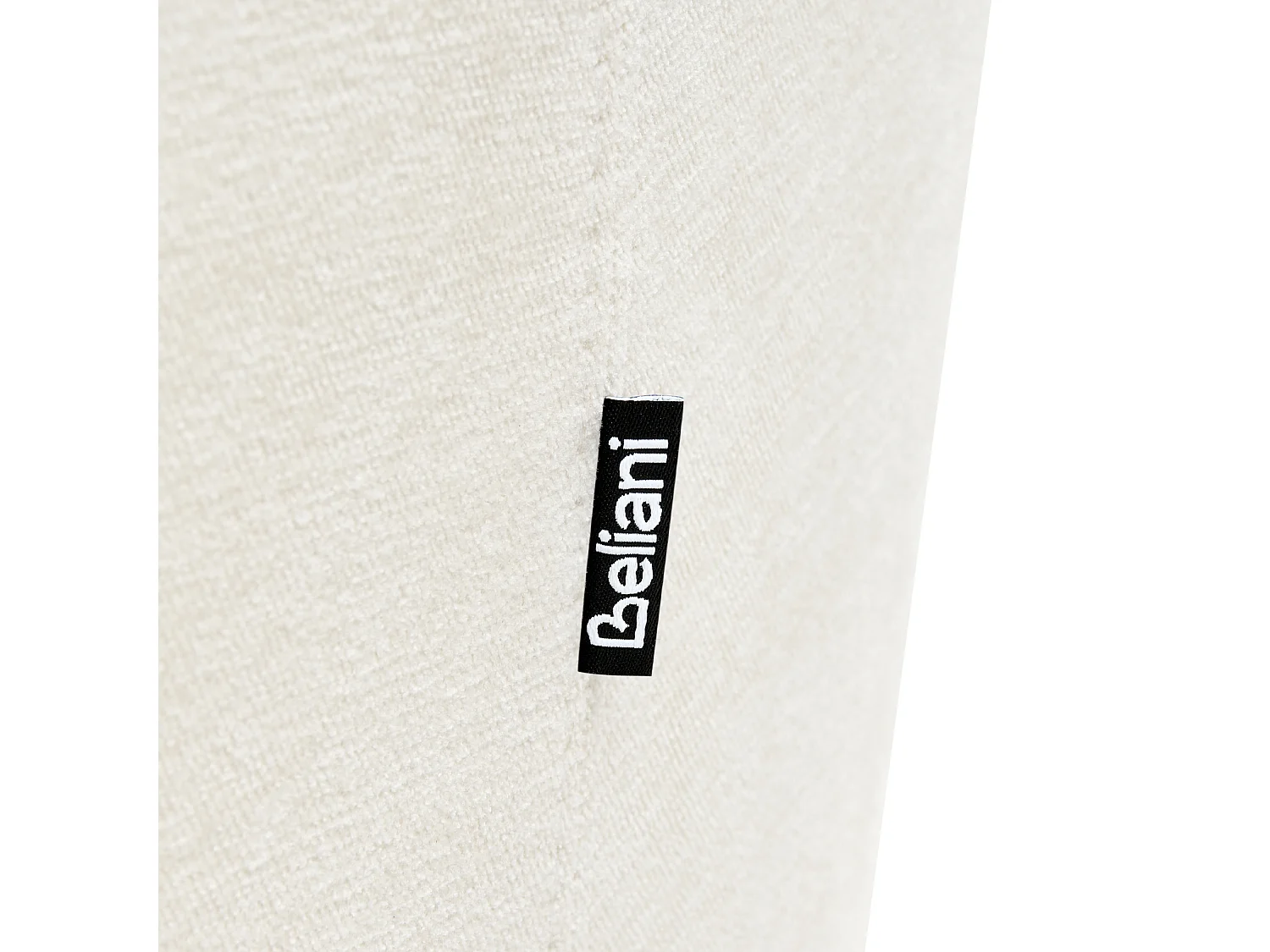 Fauteuil EIBY Tissu chenille Blanc