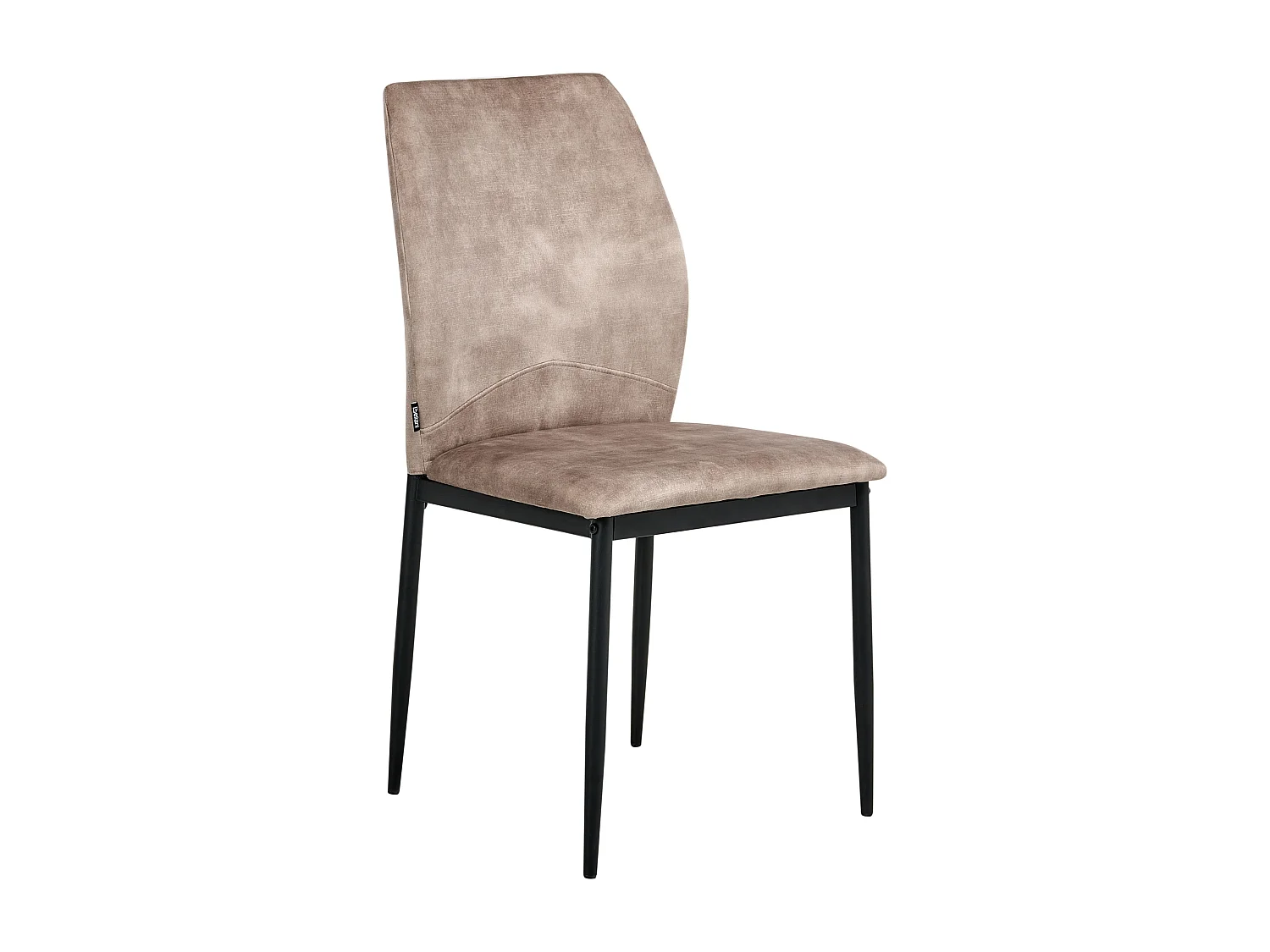 Lot de 4 chaises de salle à manger ROCHEPORT Tissu Taupe