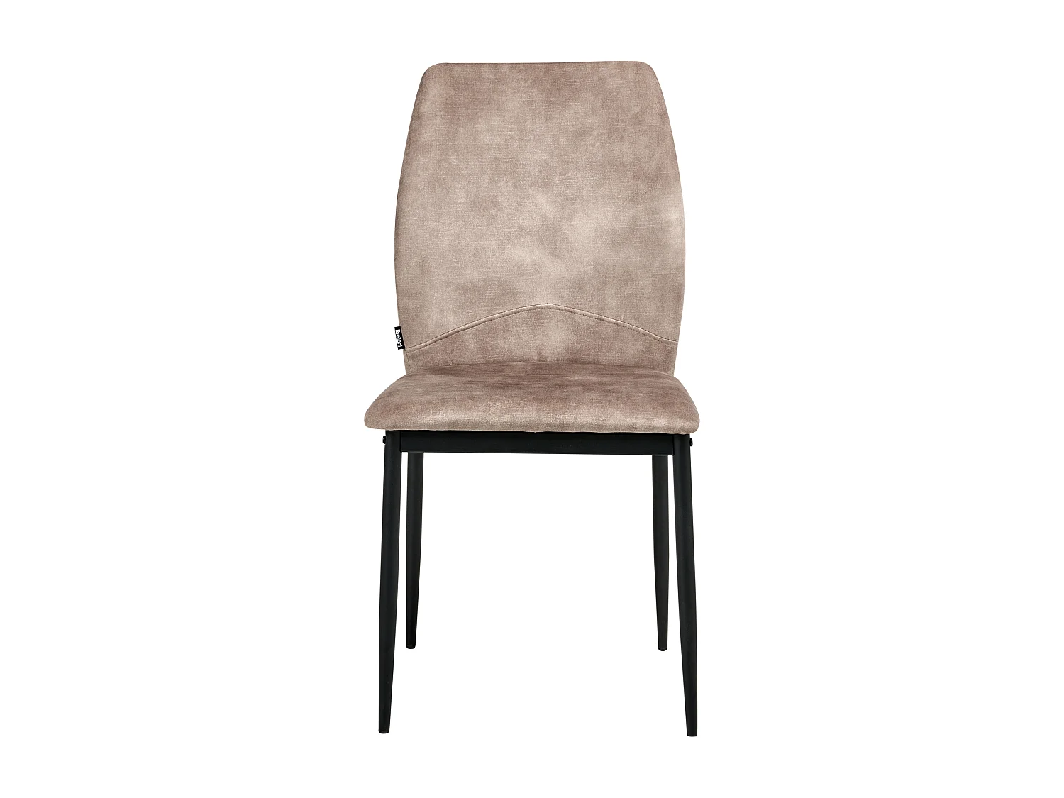 Lot de 4 chaises de salle à manger ROCHEPORT Tissu Taupe