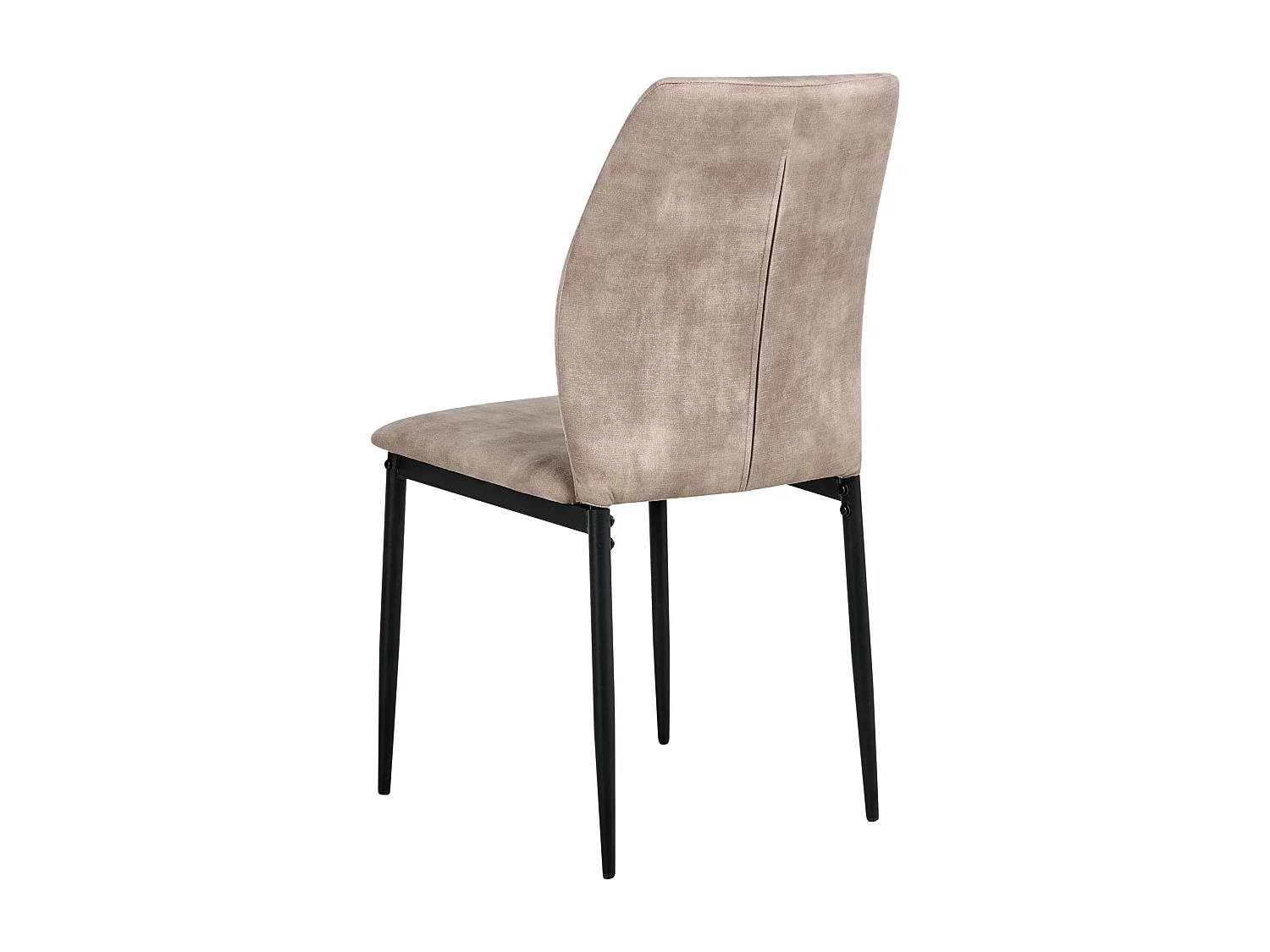 Lot de 4 chaises de salle à manger ROCHEPORT Tissu Taupe