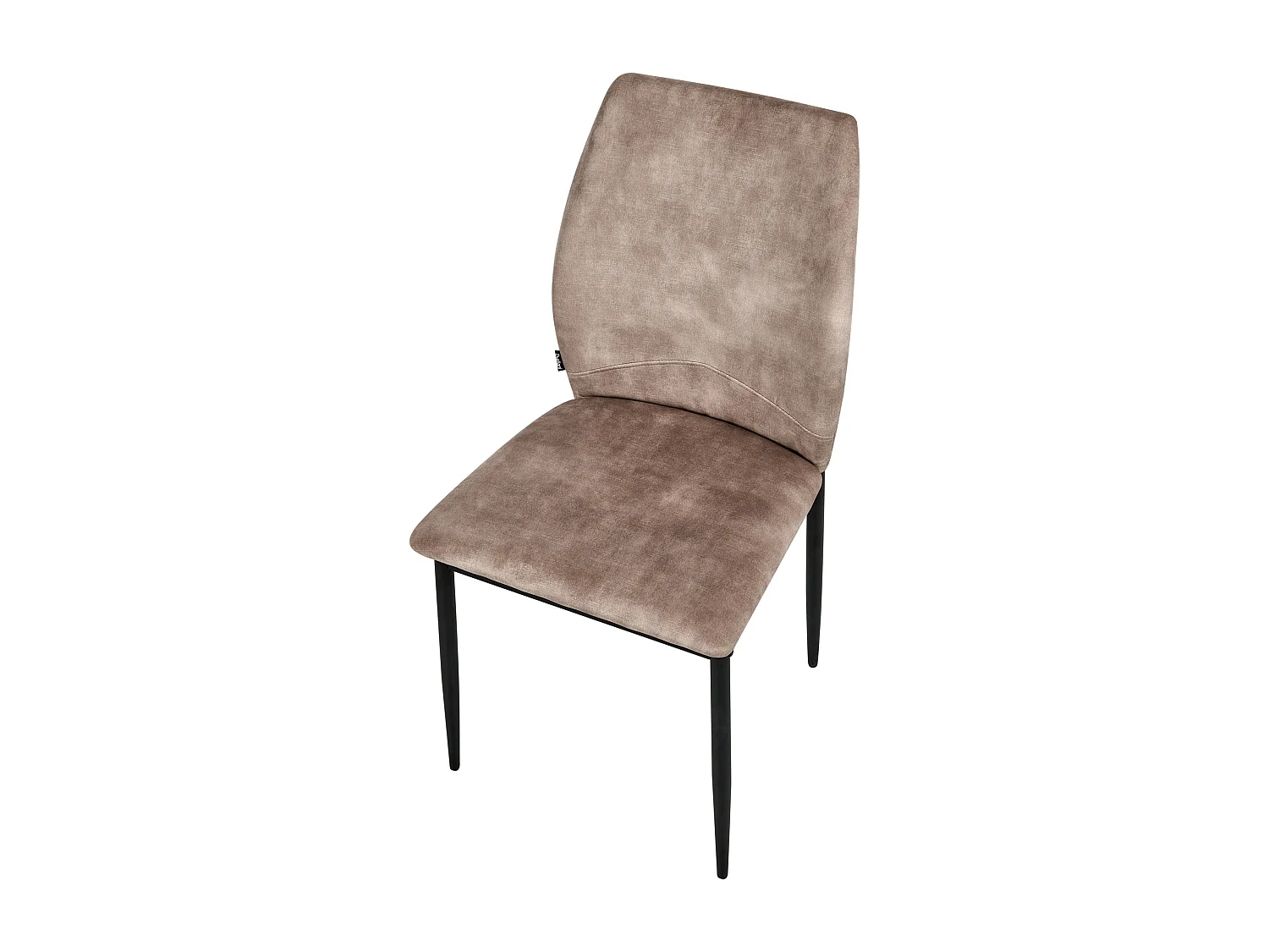 Lot de 4 chaises de salle à manger ROCHEPORT Tissu Taupe