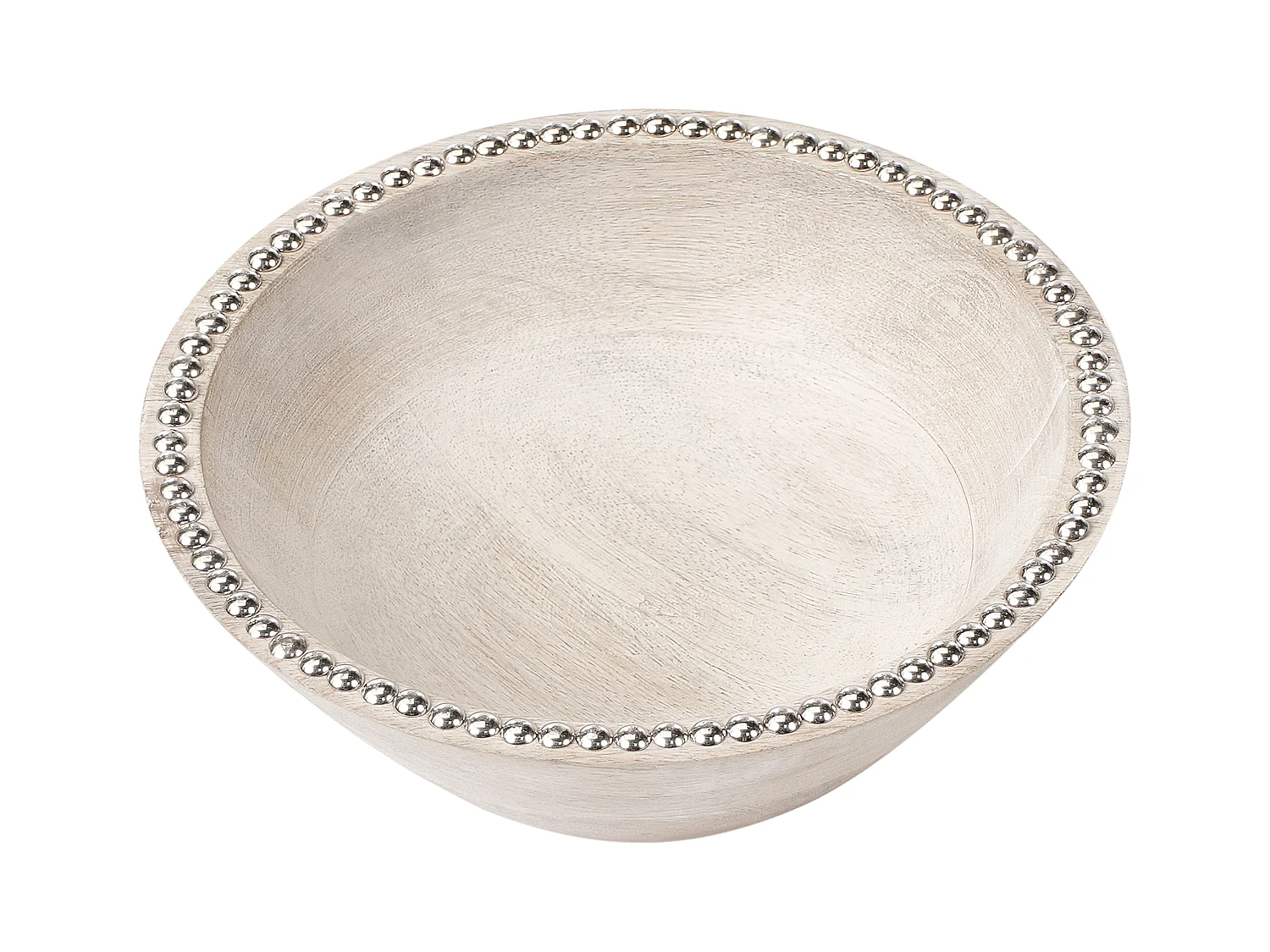 Lot de 2 bols décoratifs LUXOR Bois de manguier Marron clair