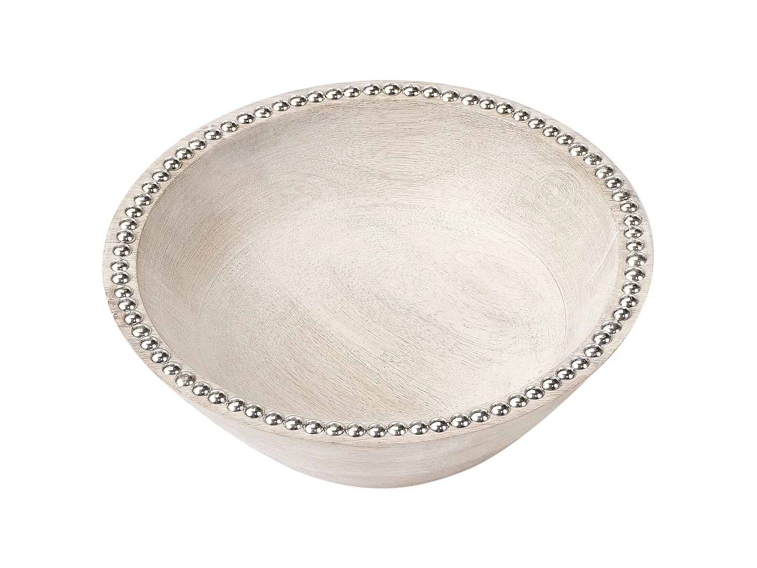 Set of 2 Bowls LUXOR Mango Wood Light Brown