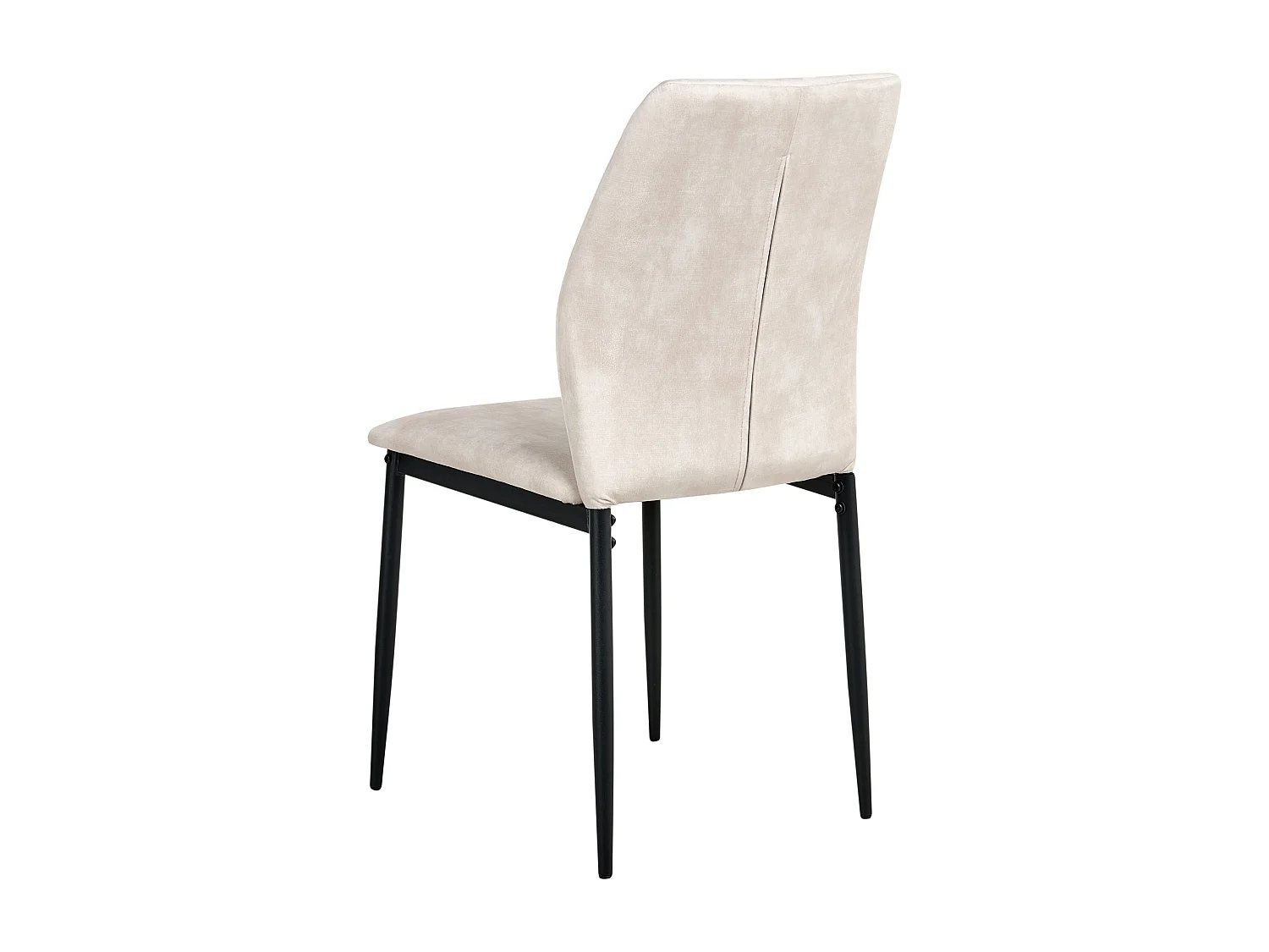 Lot de 4 chaises de salle à manger ROCHEPORT Tissu Beige clair