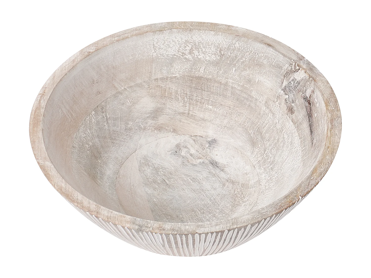 Lot de 2 bols décoratifs SIWA Bois de manguier Marron clair