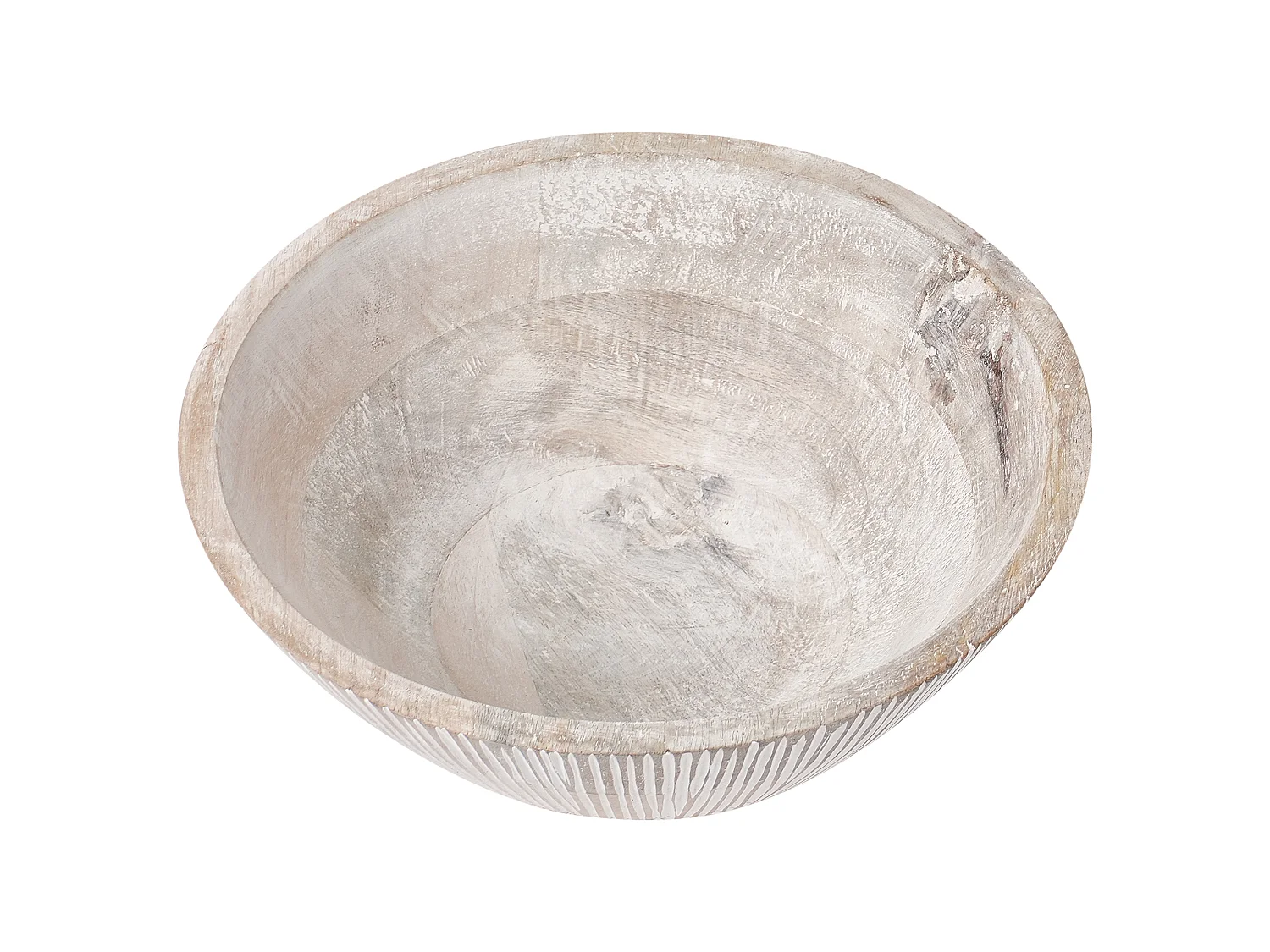 Lot de 2 bols décoratifs SIWA Bois de manguier Marron clair