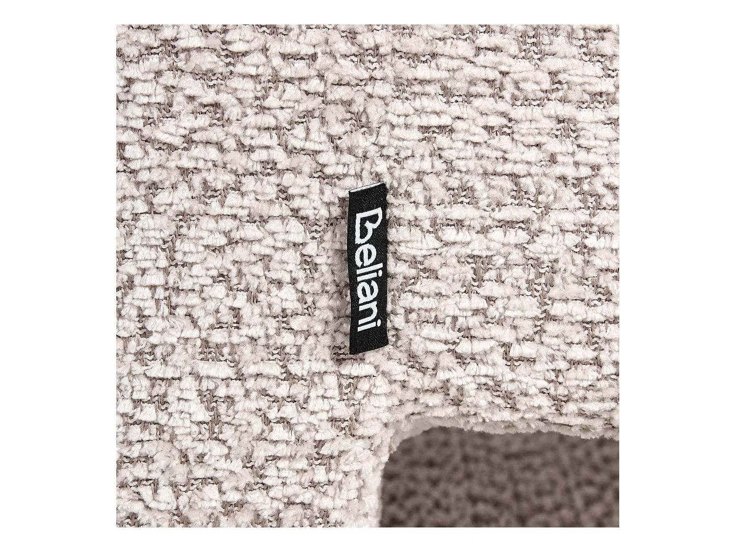 Fauteuil VIDSEL Tissu chenille Beige