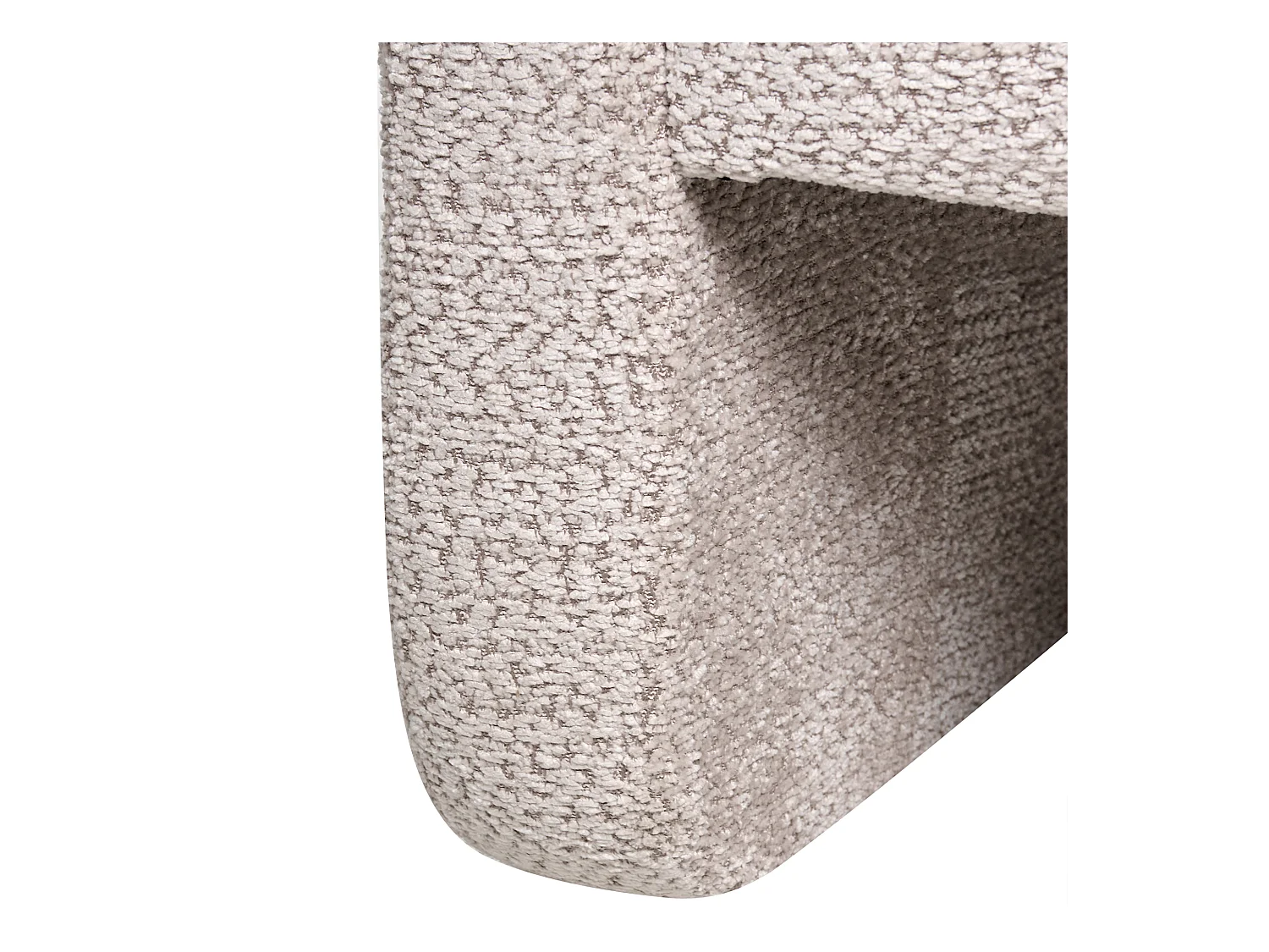 Fauteuil VIDSEL Tissu chenille Beige