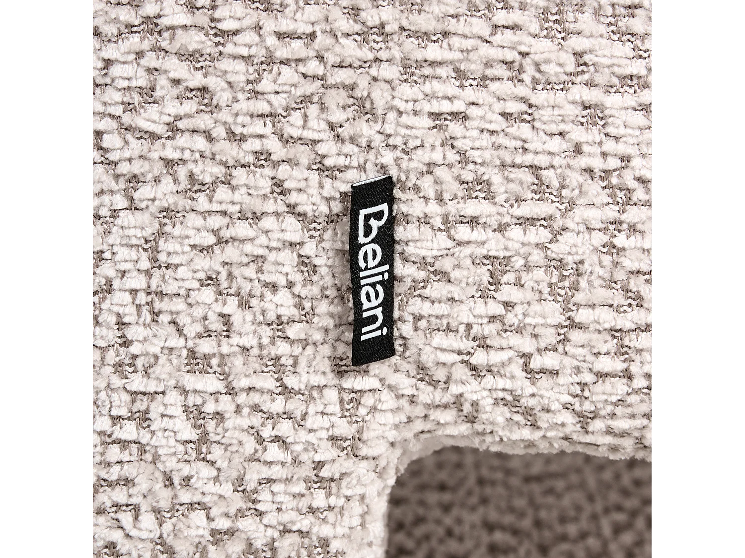 Fauteuil VIDSEL Tissu chenille Beige