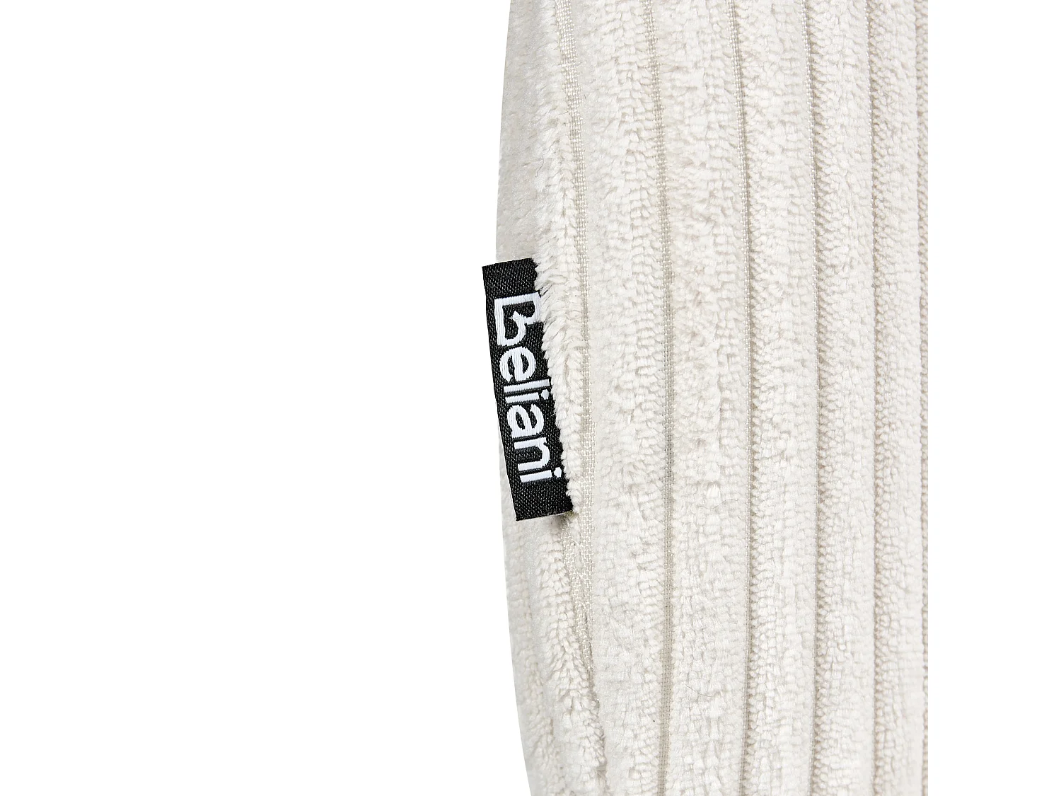 Lot de 2 chaises de salle à manger ELOY Velours côtelé Blanc cassé