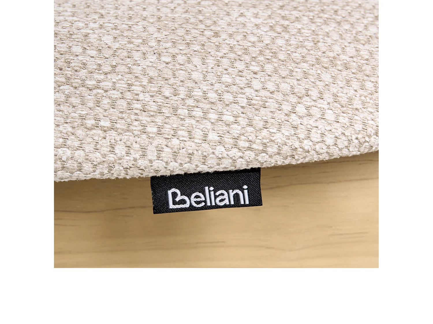 Lot de 2 chaises de salle à manger ANOKA Bois Marron clair/beige