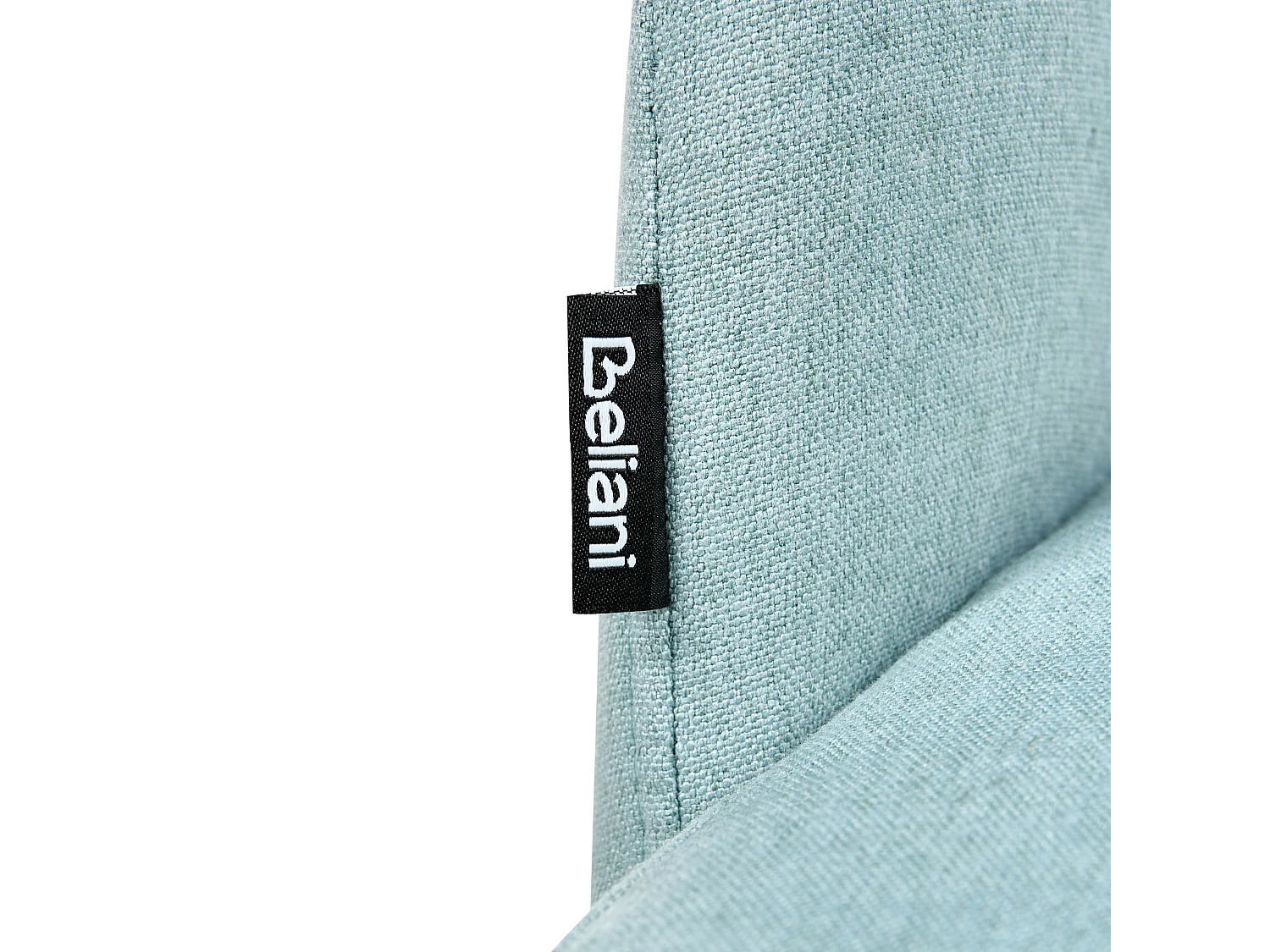 Lot de 2 chaises de salle à manger PENNY Tissu Bleu clair