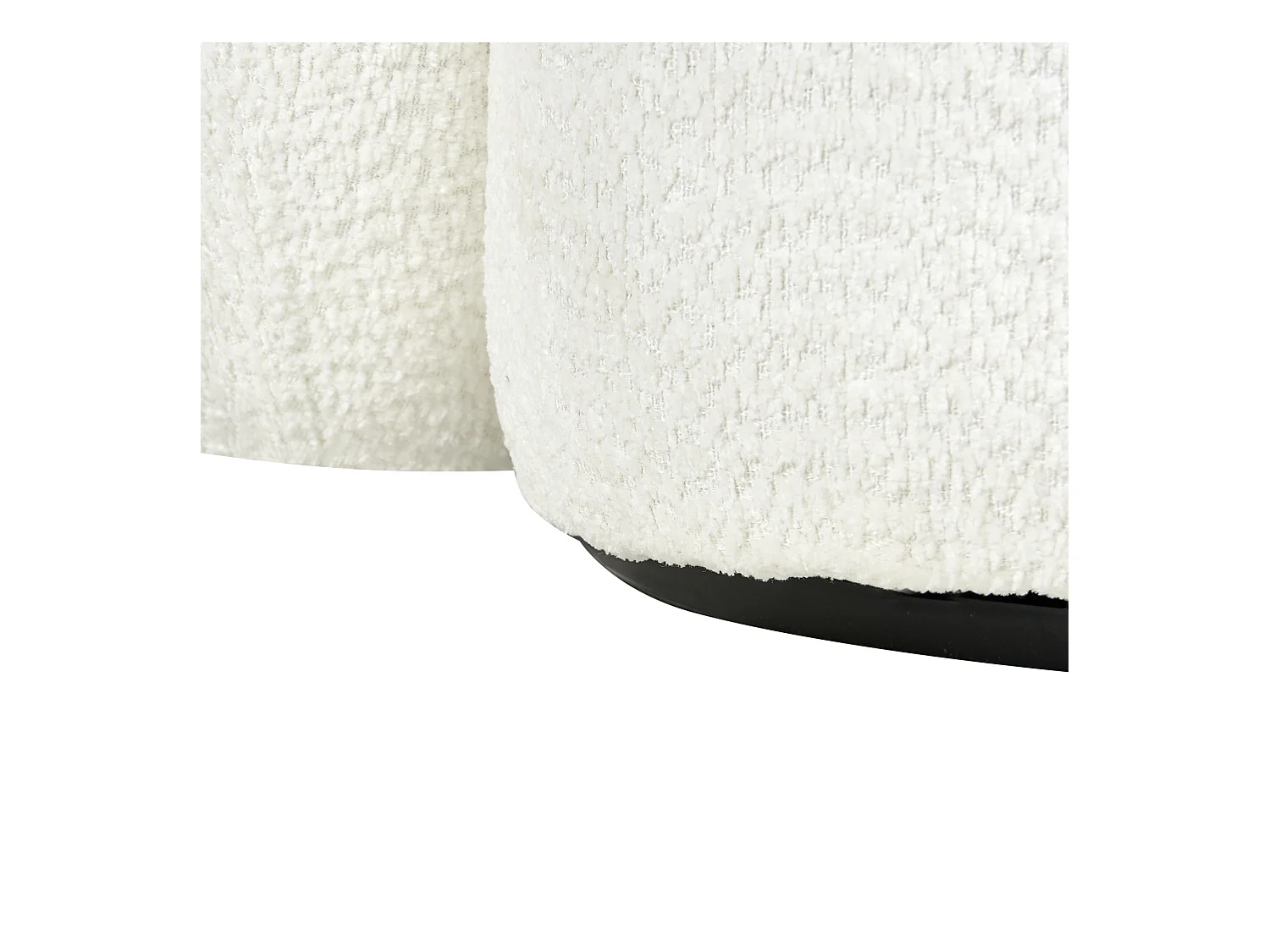 Fauteuil pivotant TORE Tissu Beige clair