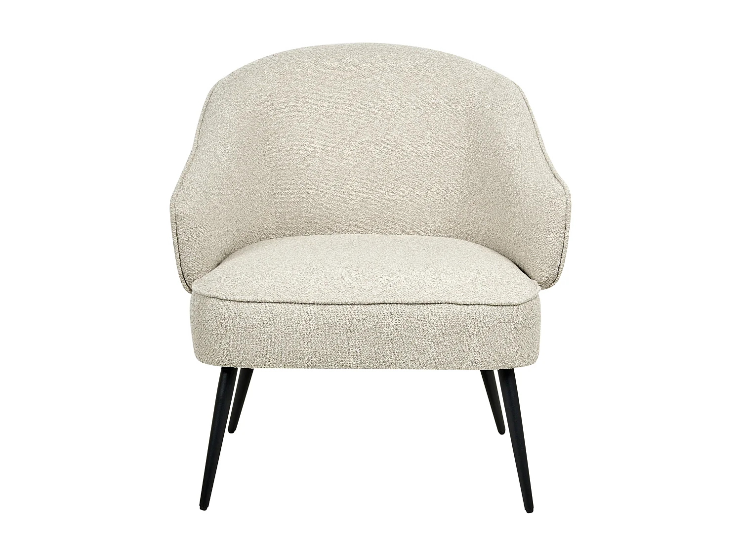 Fauteuil KAYLA Bouclé Beige clair