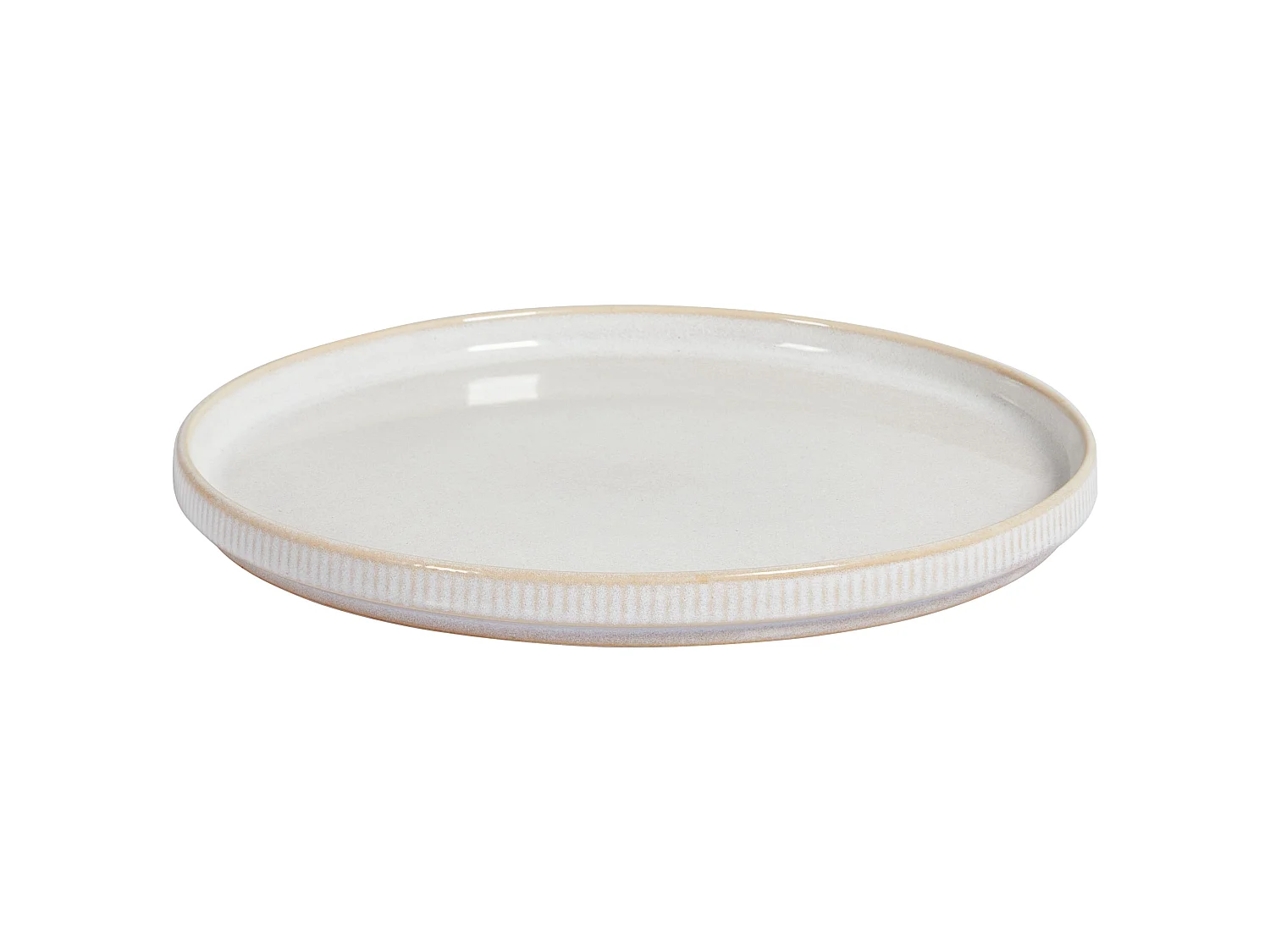 Set de 24 couverts de table SPIKENARD Grès Blanc cassé