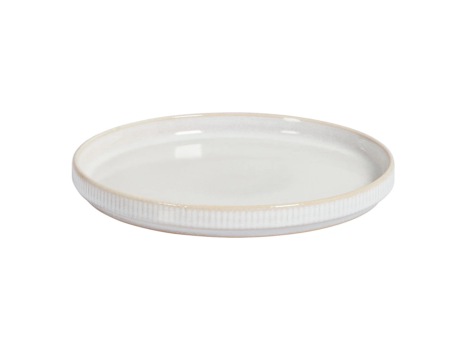 Set de 24 couverts de table SPIKENARD Grès Blanc cassé