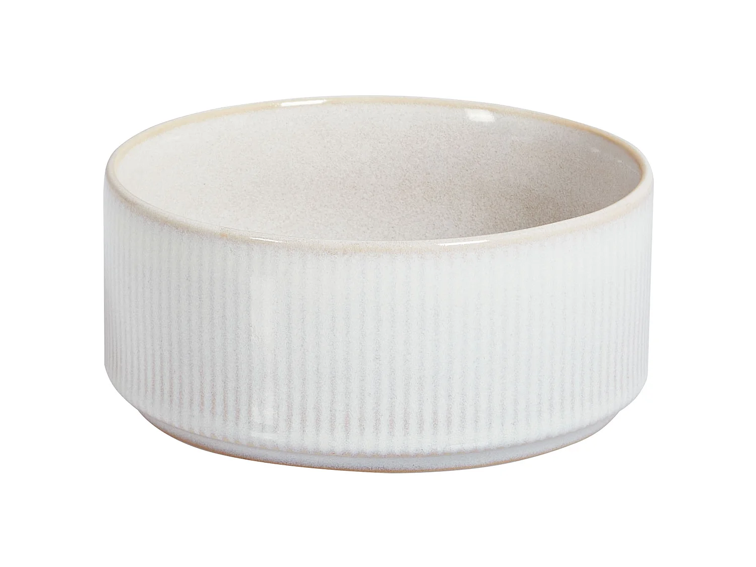 Set de 24 couverts de table SPIKENARD Grès Blanc cassé