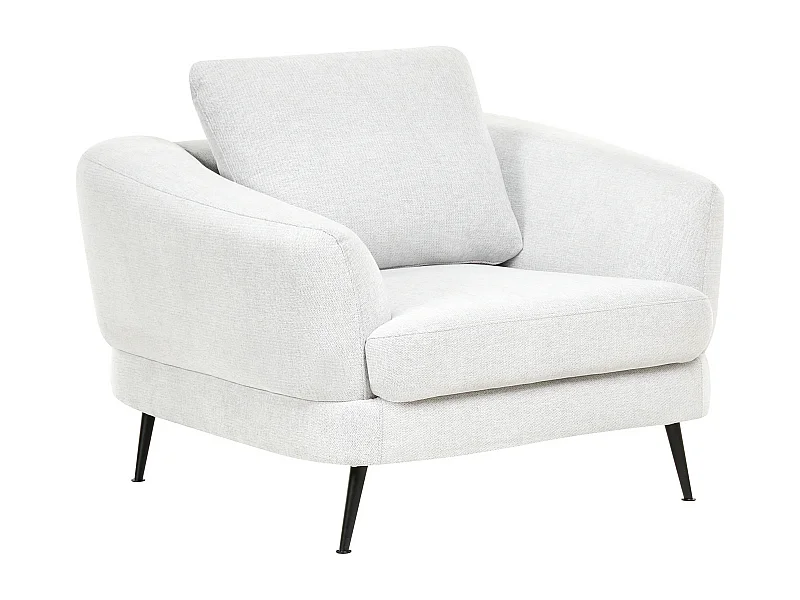 Fauteuil KJAER Tissu Blanc cassé