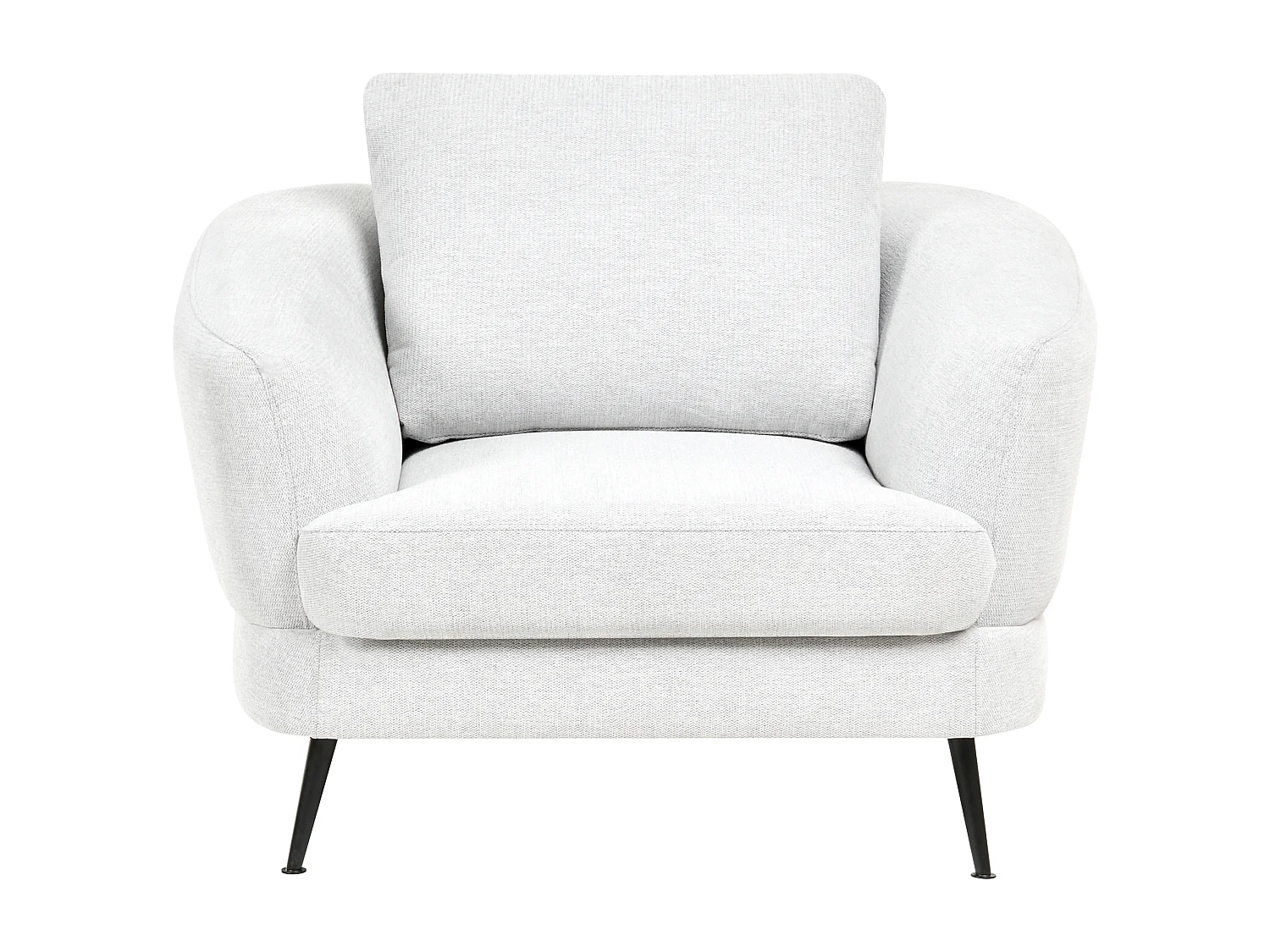 Fauteuil KJAER Tissu Blanc cassé