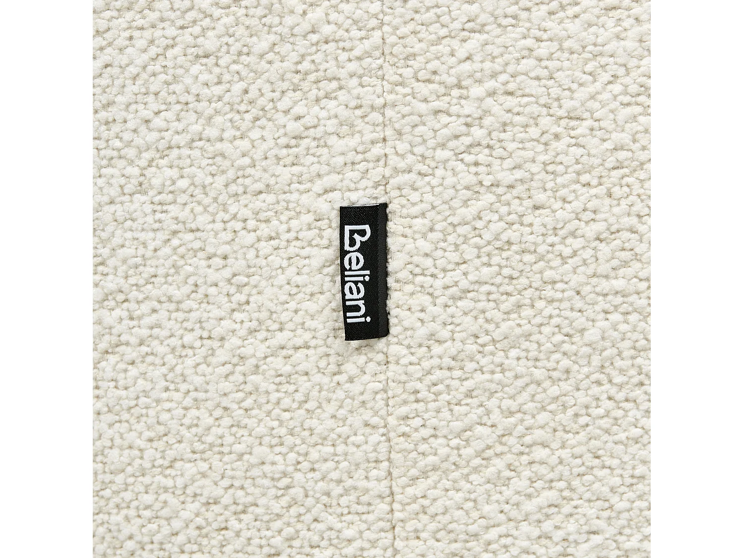 Fauteuil pivotant MOLLEBY Bouclé Blanc cassé