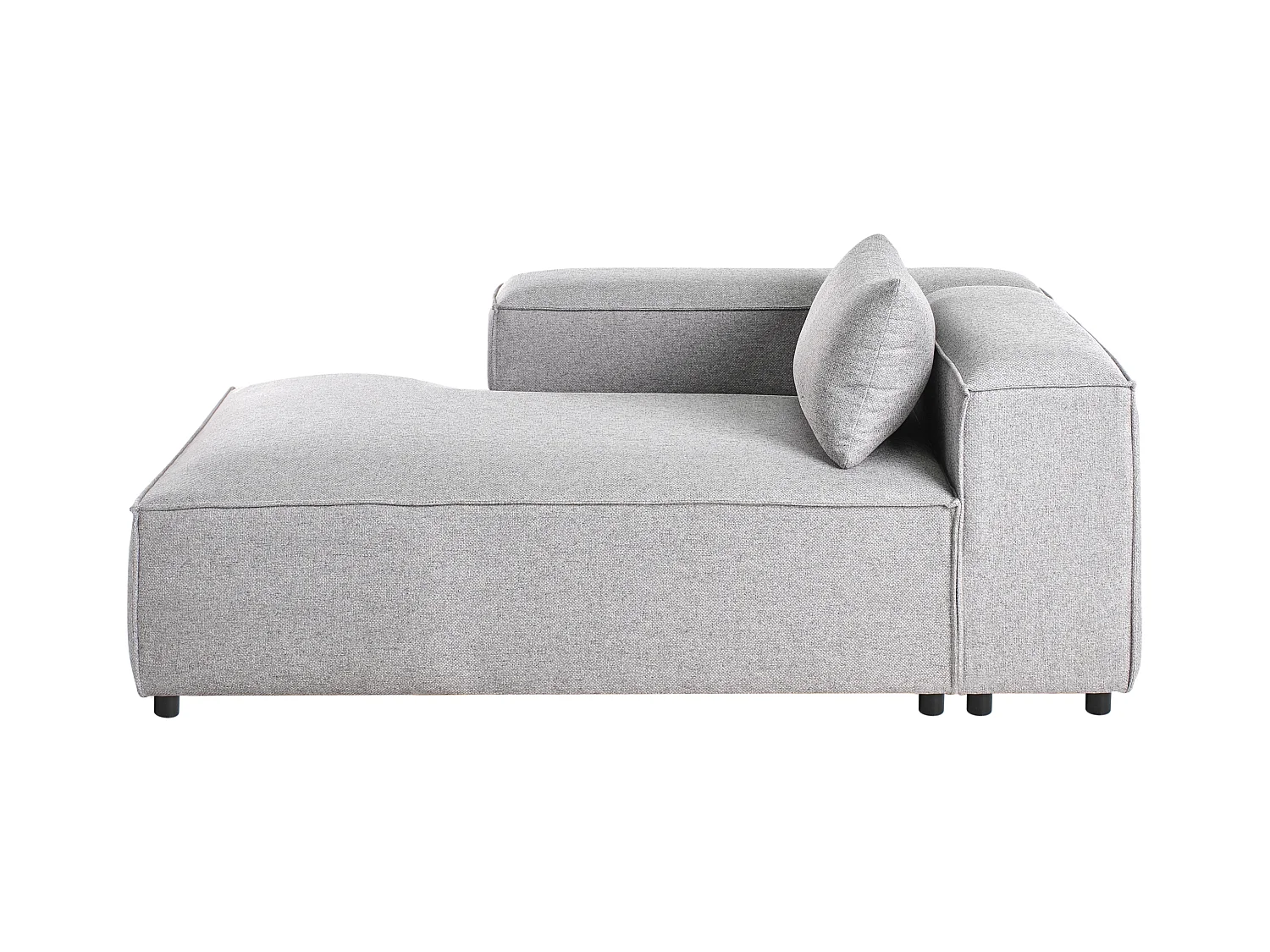 Chaise longue côté droit BRANDE Gris