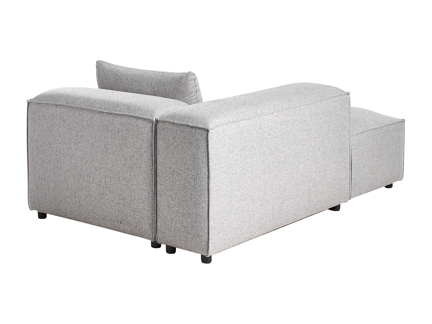 Chaise longue côté droit BRANDE Gris