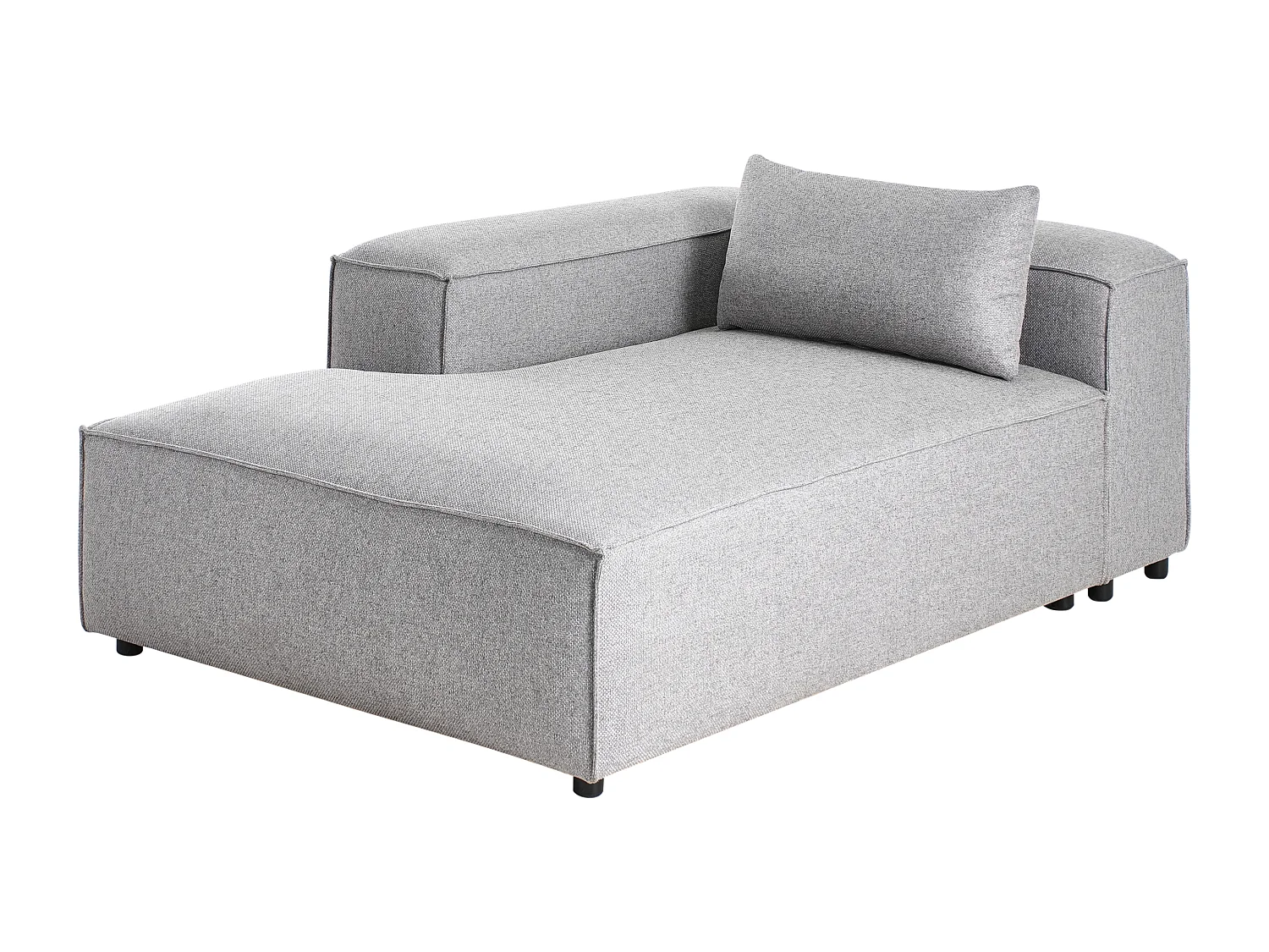 Chaise longue côté droit BRANDE Gris