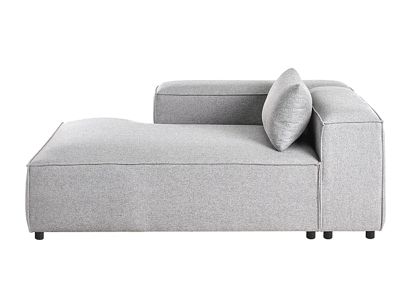Chaise longue côté droit BRANDE Gris
