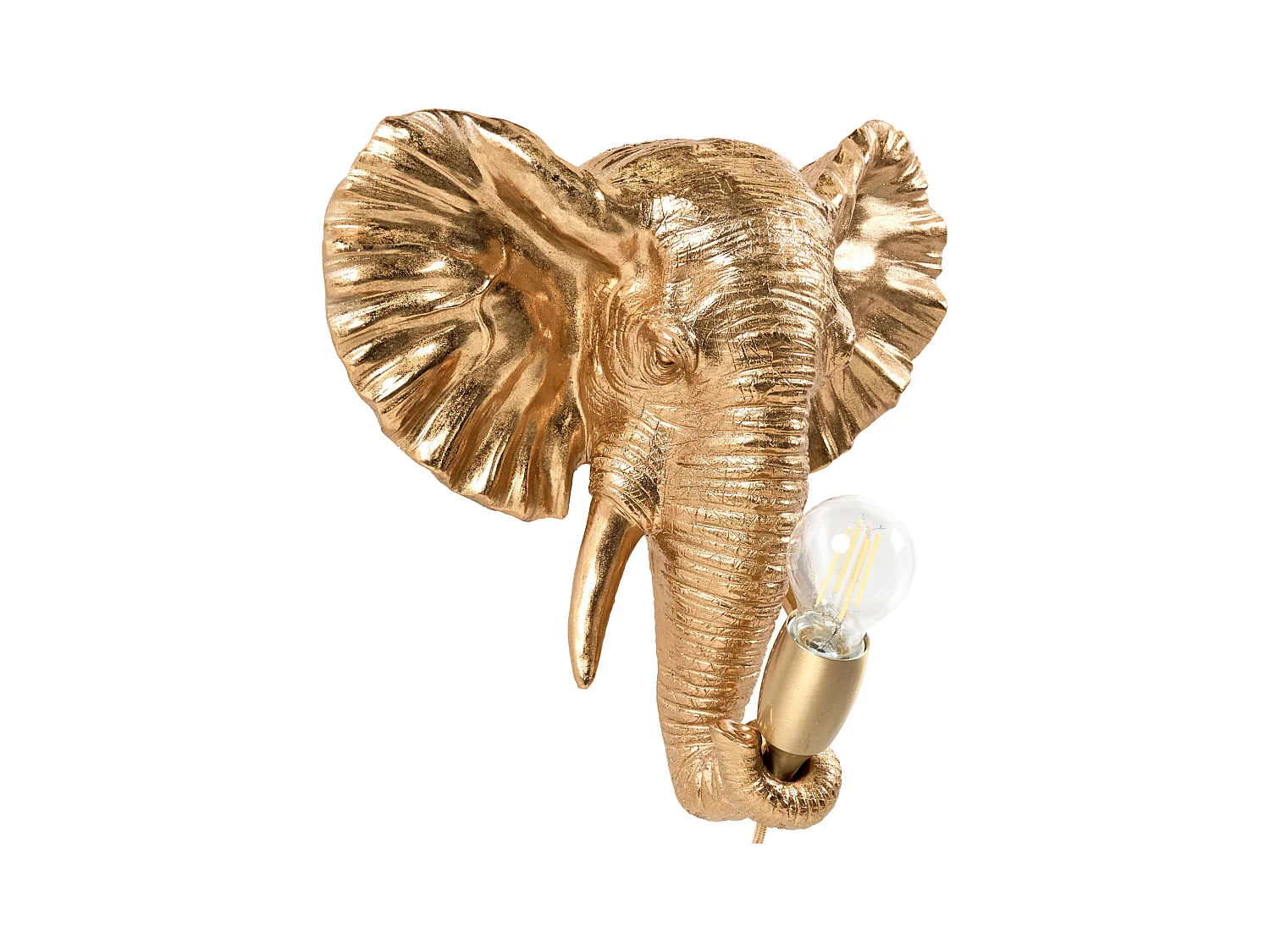 Lampe murale Éléphant ELEPHANTI Doré