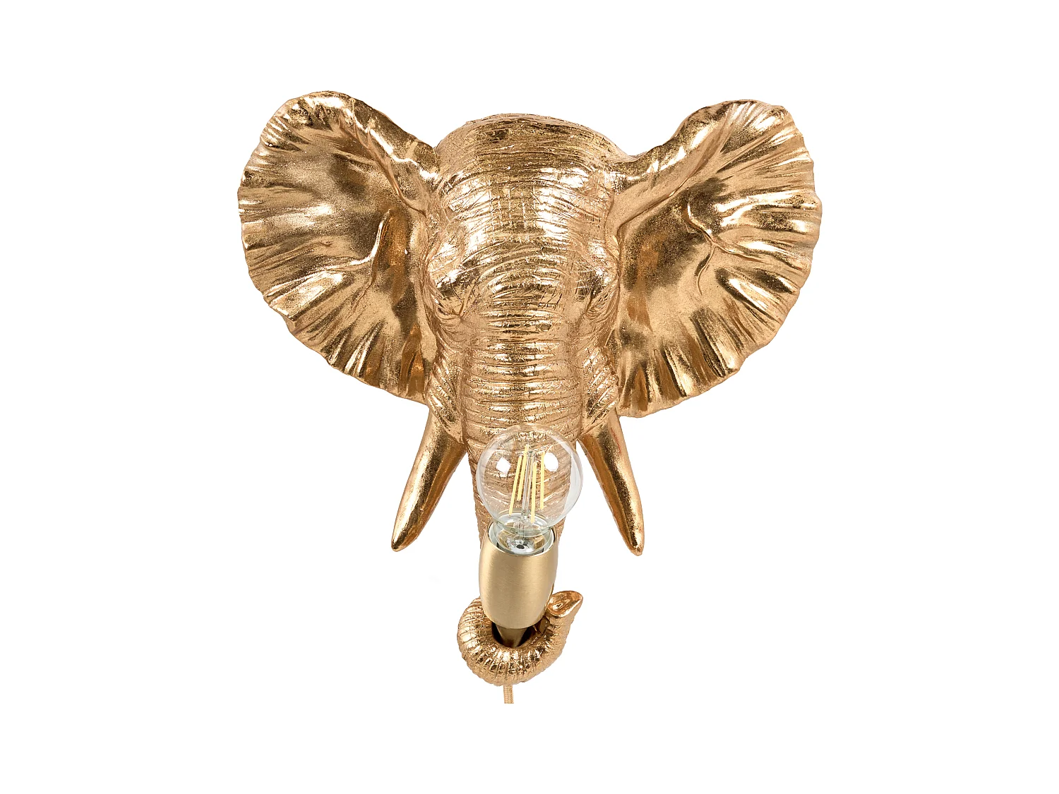 Lampe murale Éléphant ELEPHANTI Doré