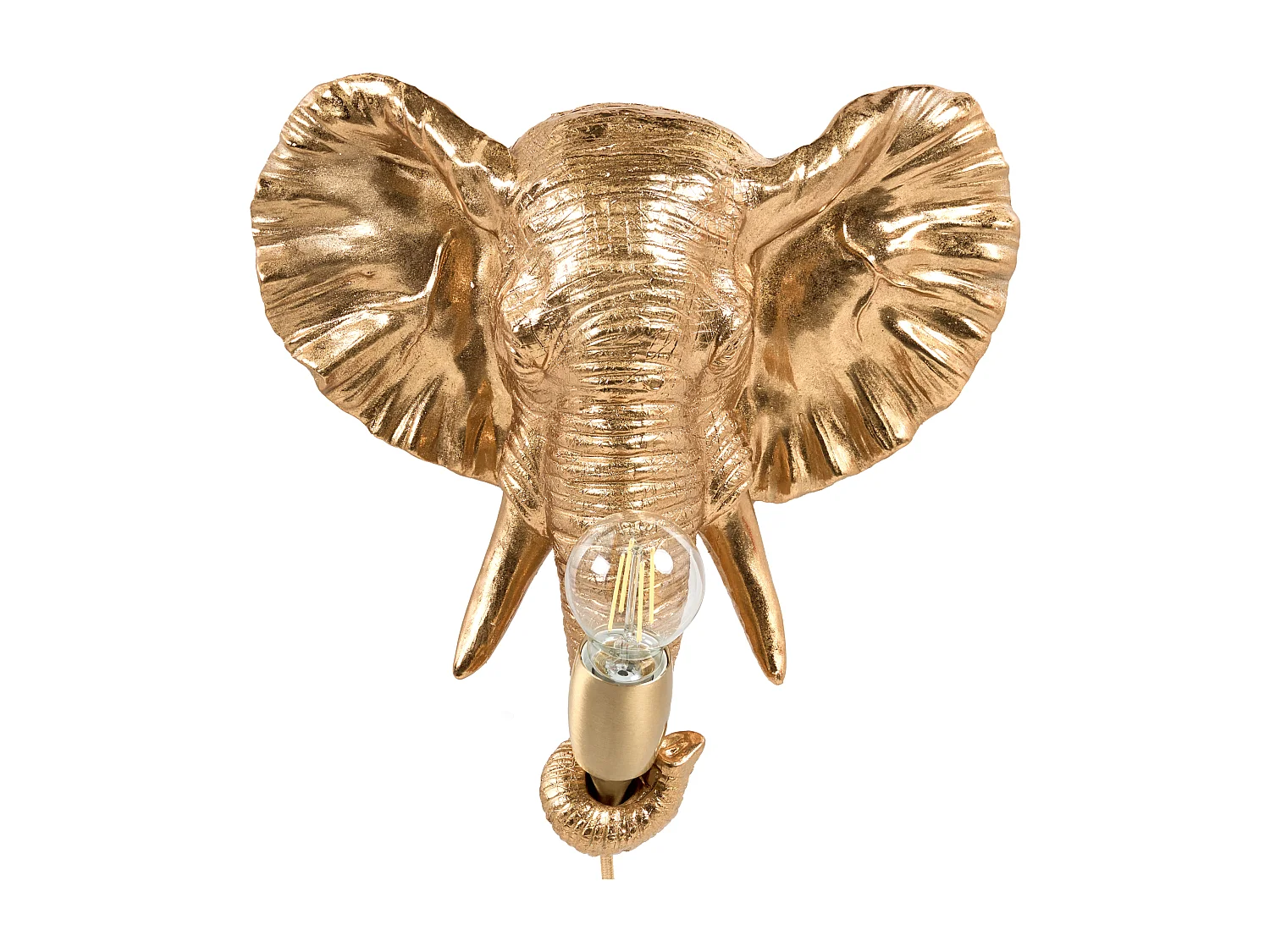 Lampe murale Éléphant ELEPHANTI Doré