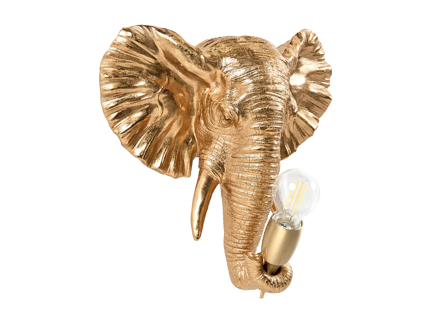Lampe murale Éléphant ELEPHANTI Doré