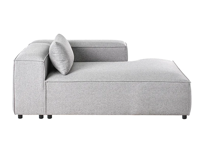 Chaise longue côté droite BRANDE Gris