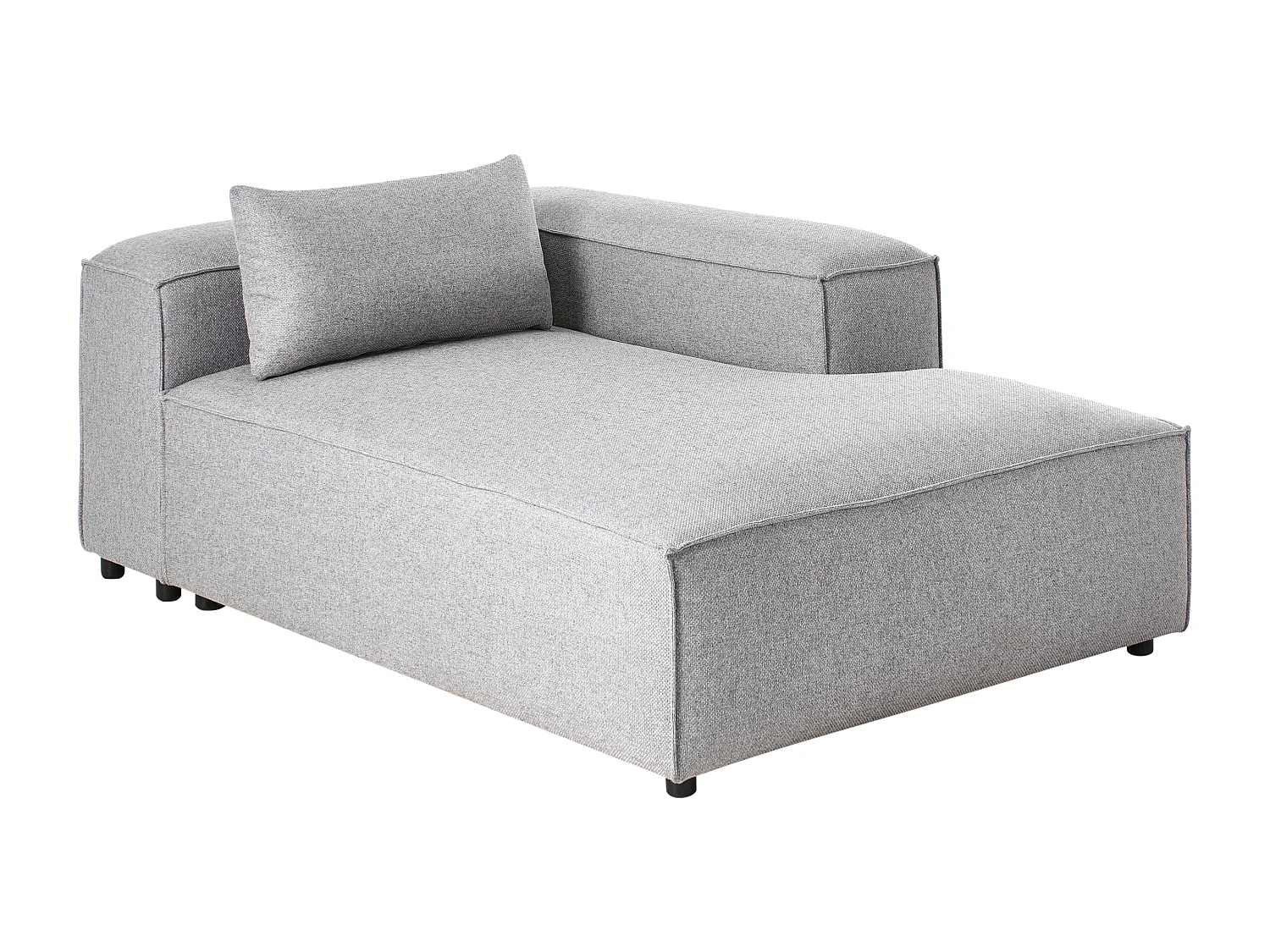 Chaise longue côté gauche BRANDE Gris