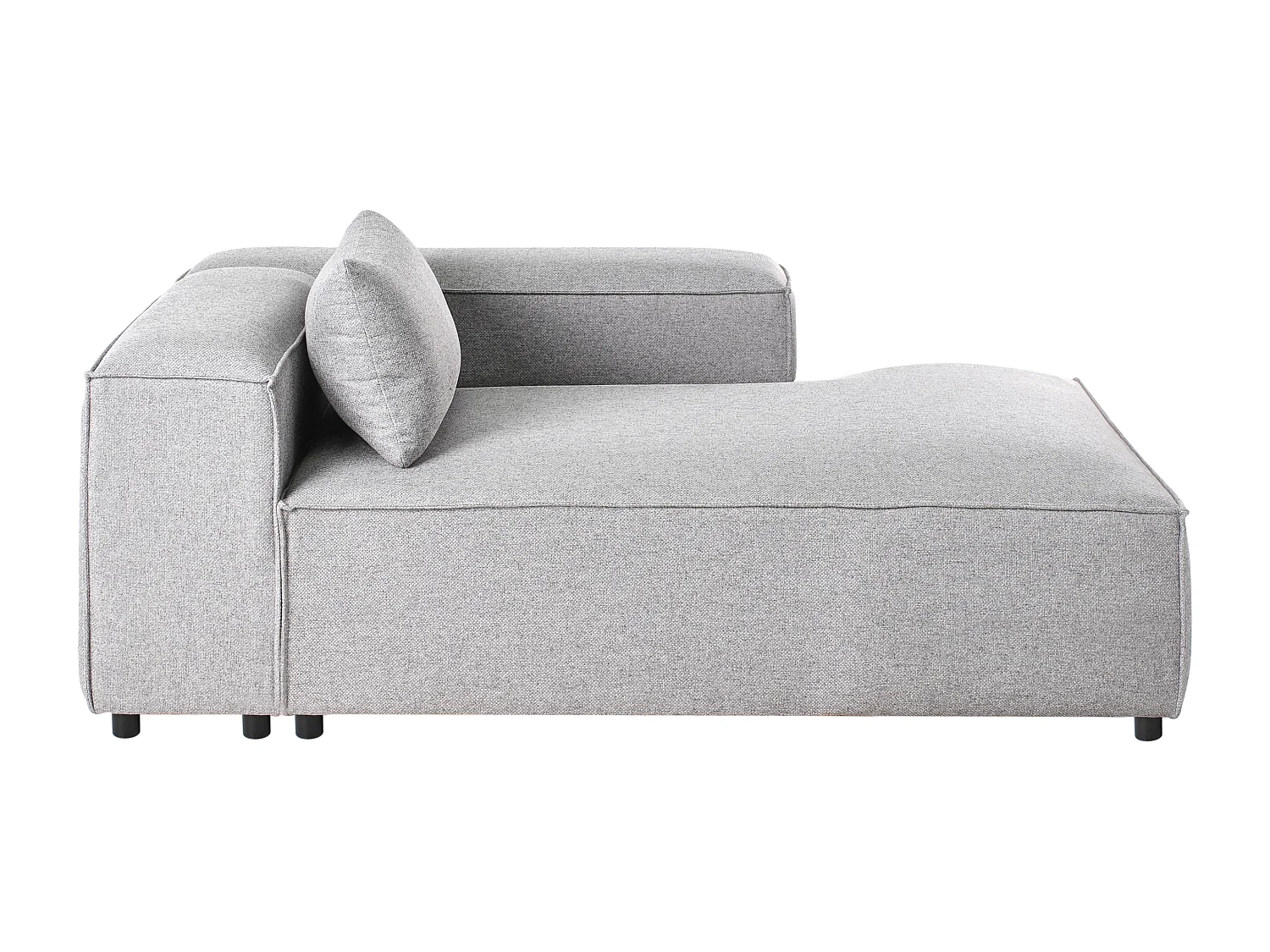 Chaise longue côté gauche BRANDE Gris