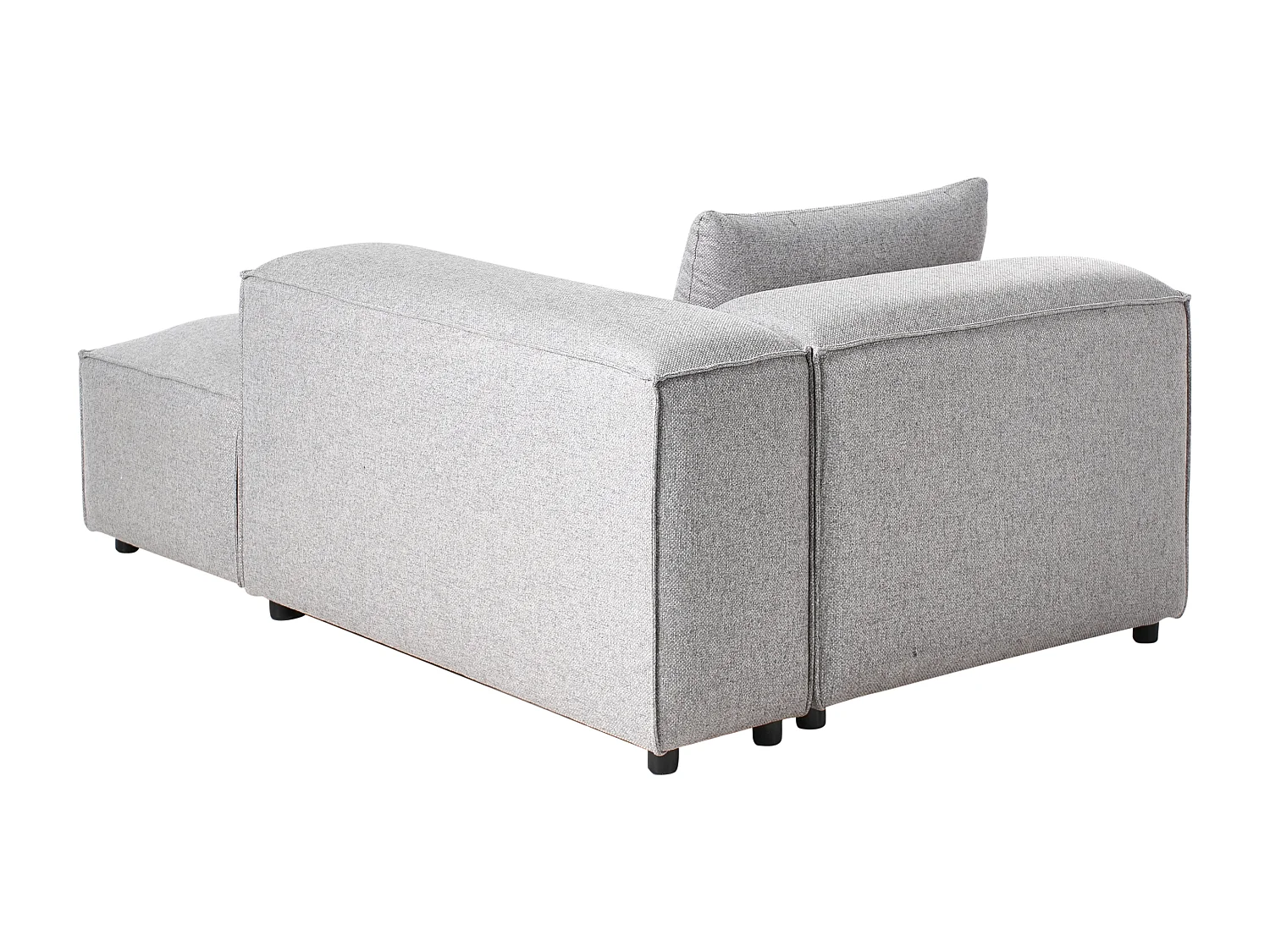 Chaise longue côté gauche BRANDE Gris